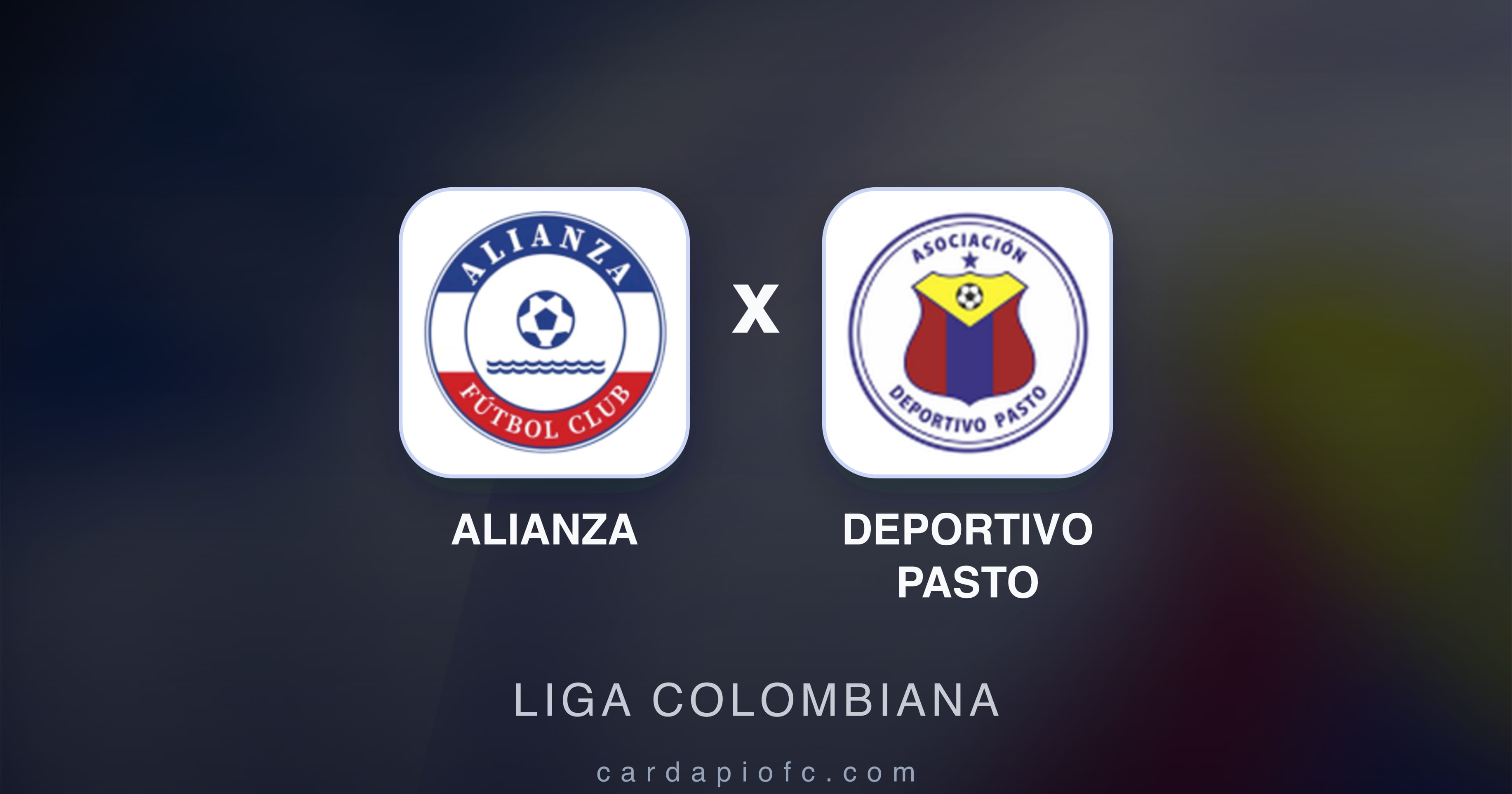 Imagen previa de Alianza vs Deportivo Pasto (Liga Colombiana)