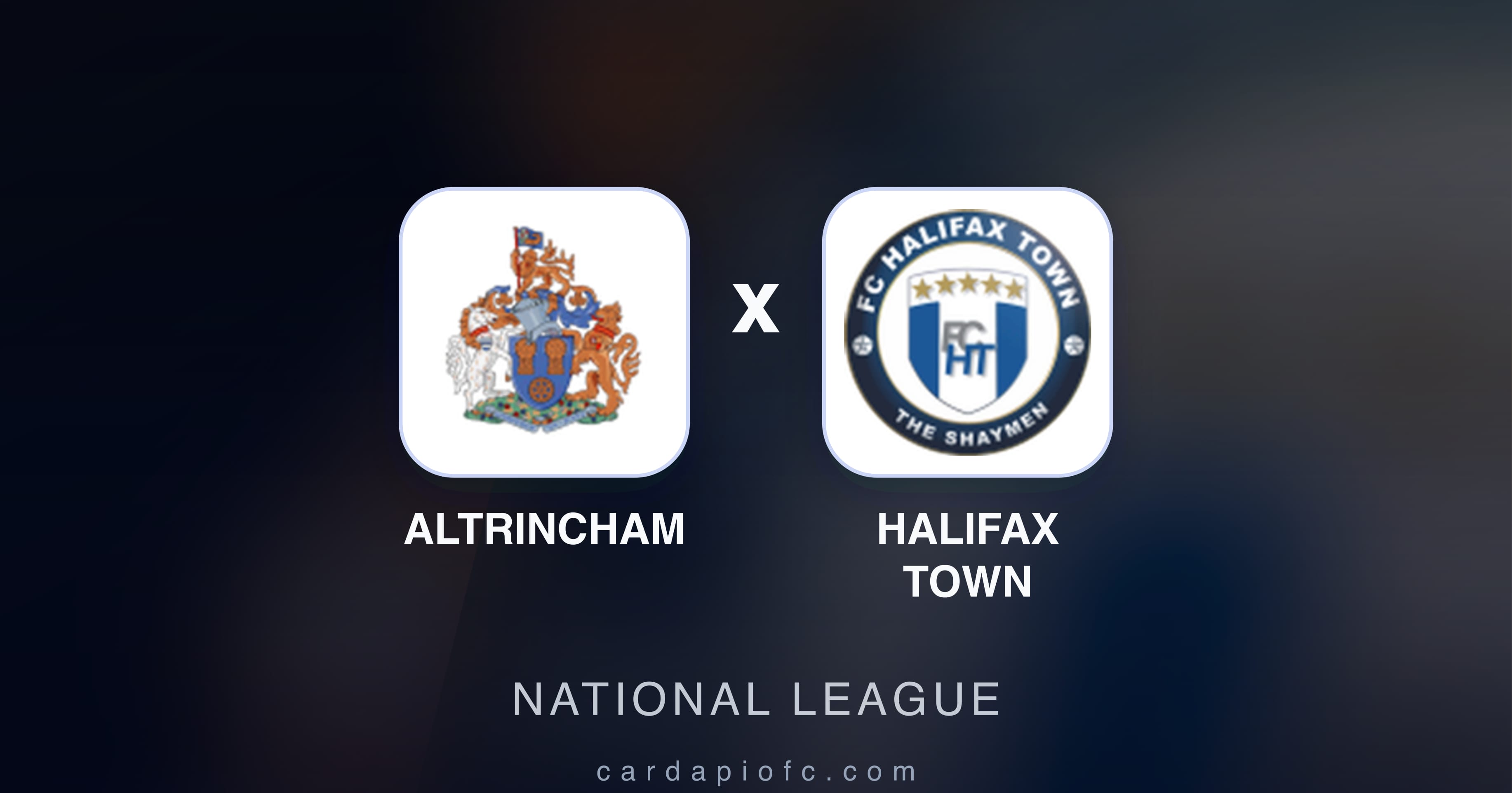 Imagen previa de Altrincham vs Halifax Town (National League)