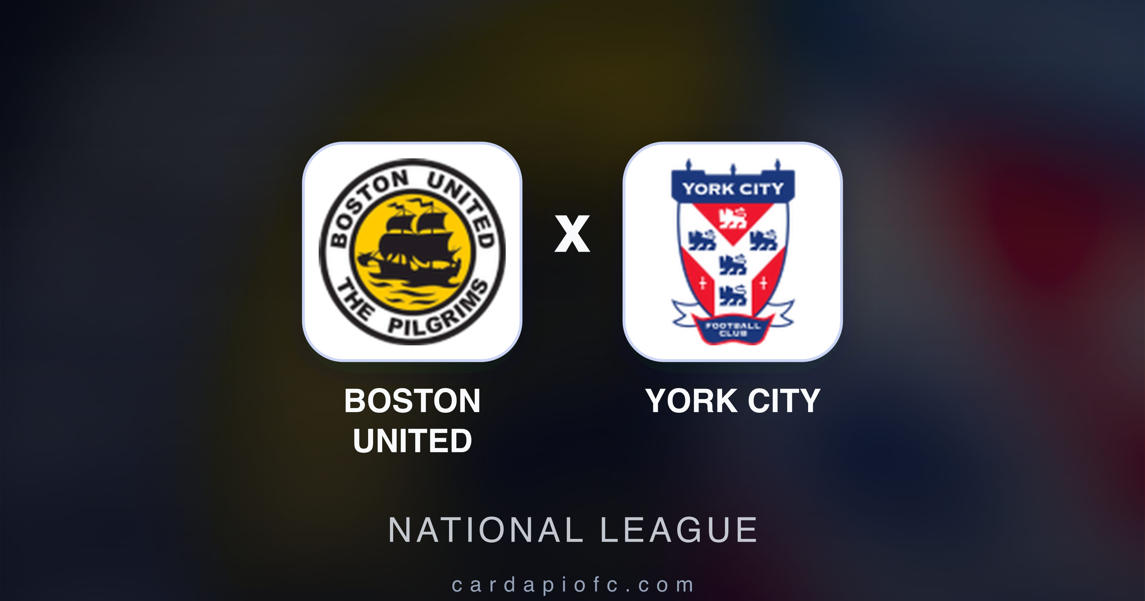 Imagen previa de Boston United vs York City (National League)