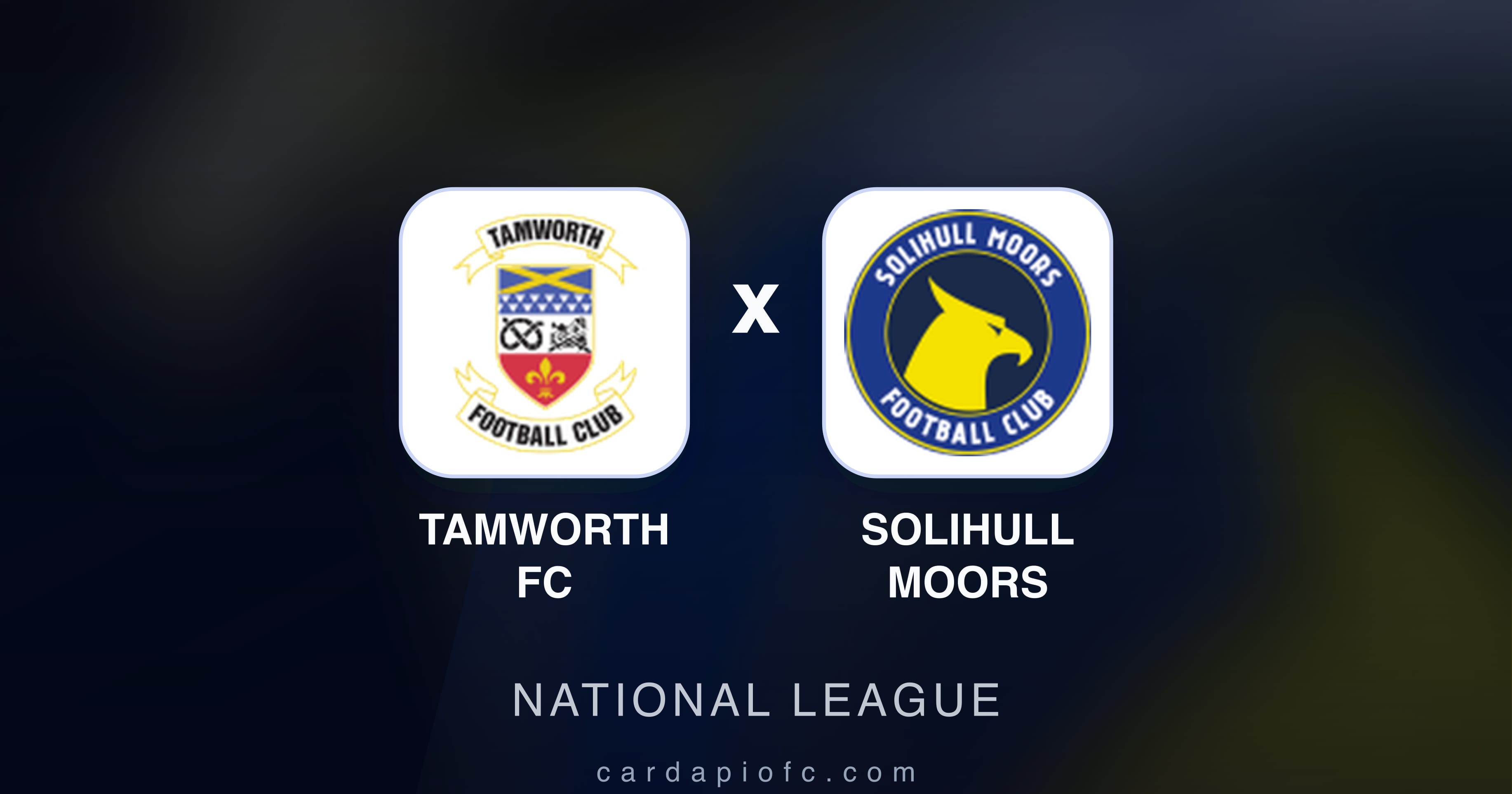 Imagen previa de Tamworth FC vs Solihull Moors (National League)