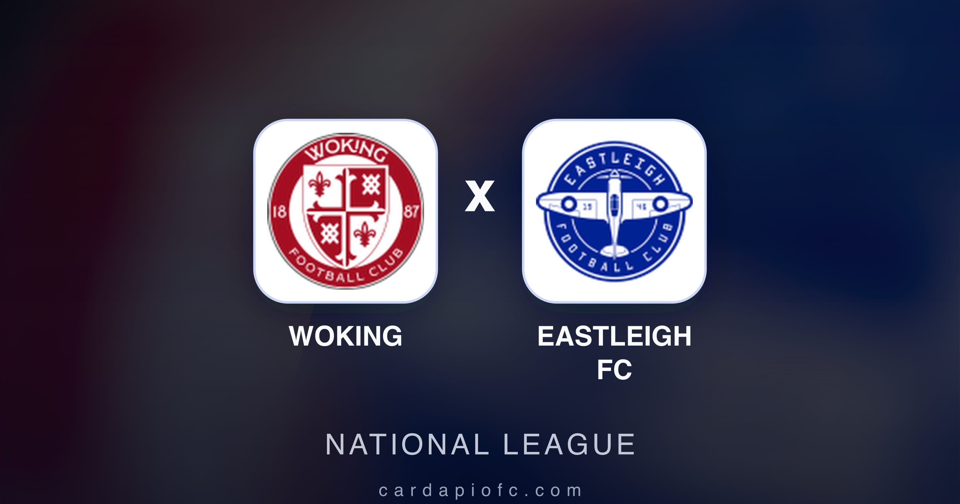 Imagen previa de Woking vs Eastleigh FC (National League)
