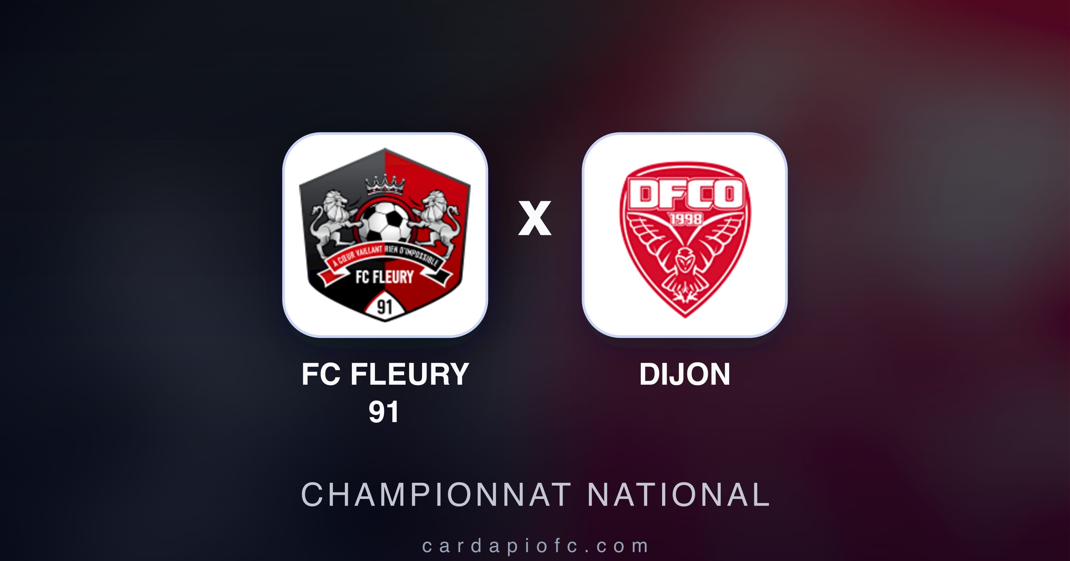 Imagen previa de FC Fleury 91 vs Dijon (Championnat National)