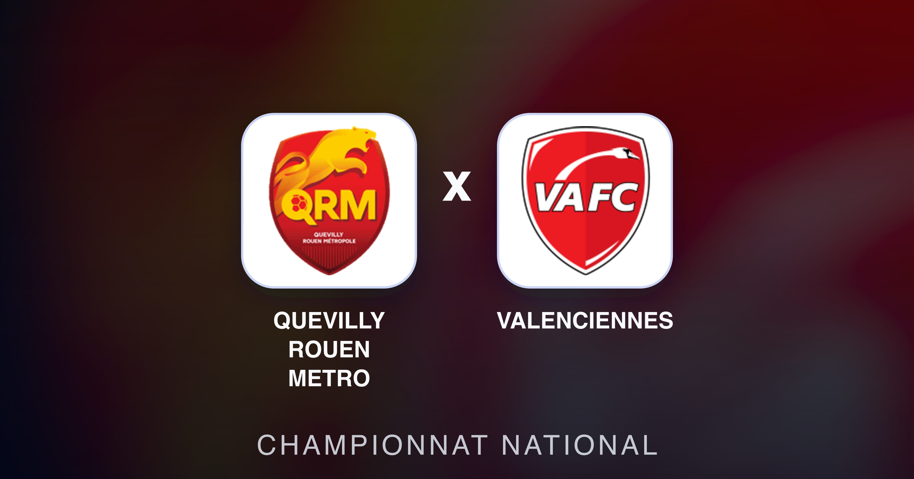 Imagen previa de Quevilly Rouen Metro vs Valenciennes (Championnat National)