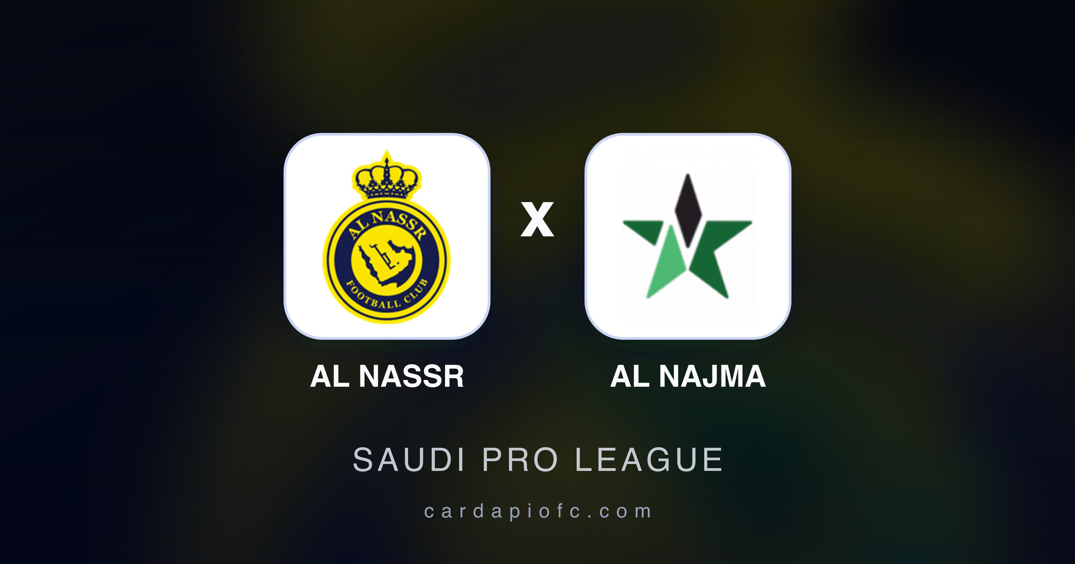 Imagen previa de Al Nassr vs Al Najma (Saudi Pro League)