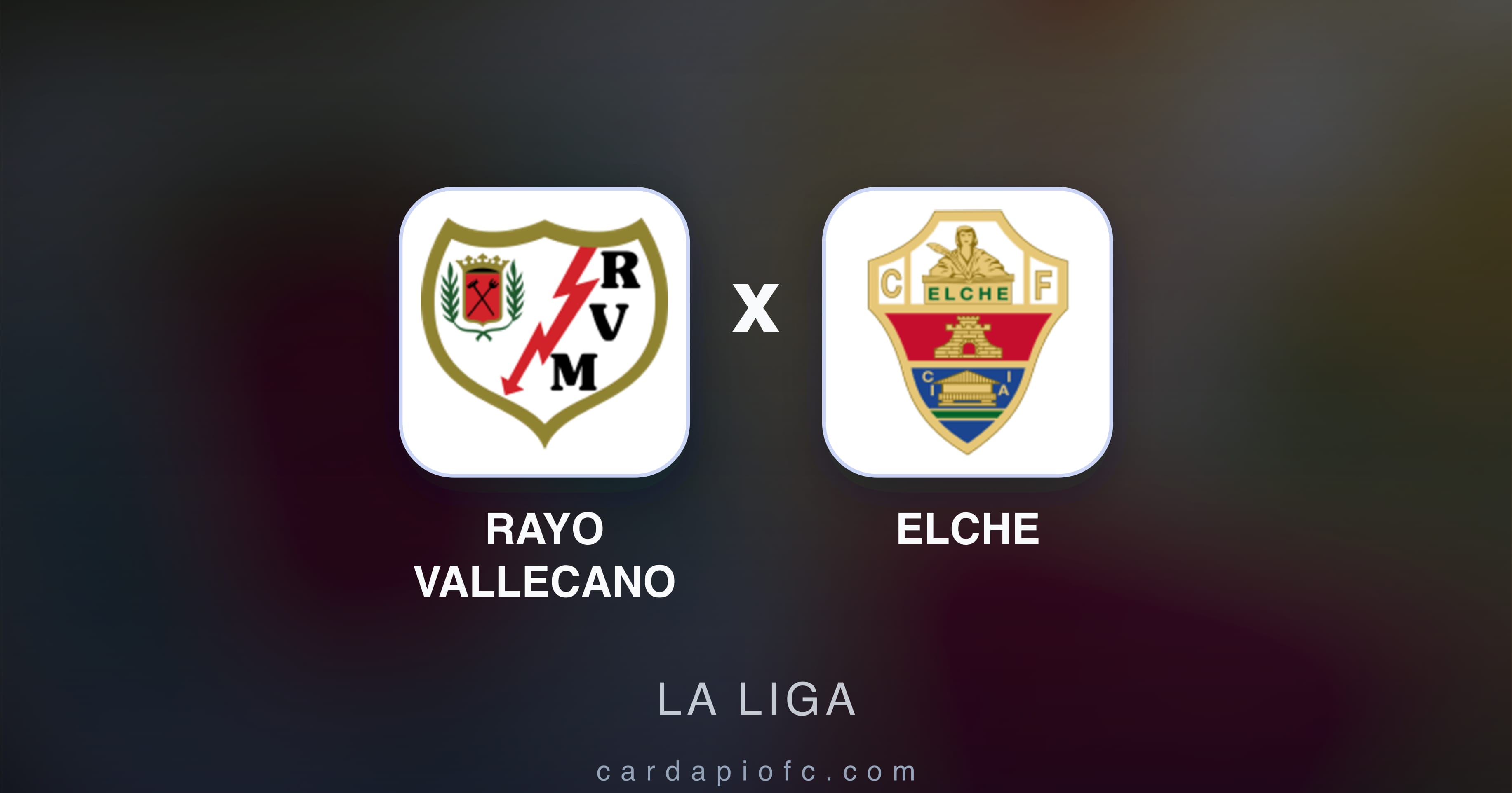 Imagen previa de Rayo Vallecano vs Elche (La Liga)