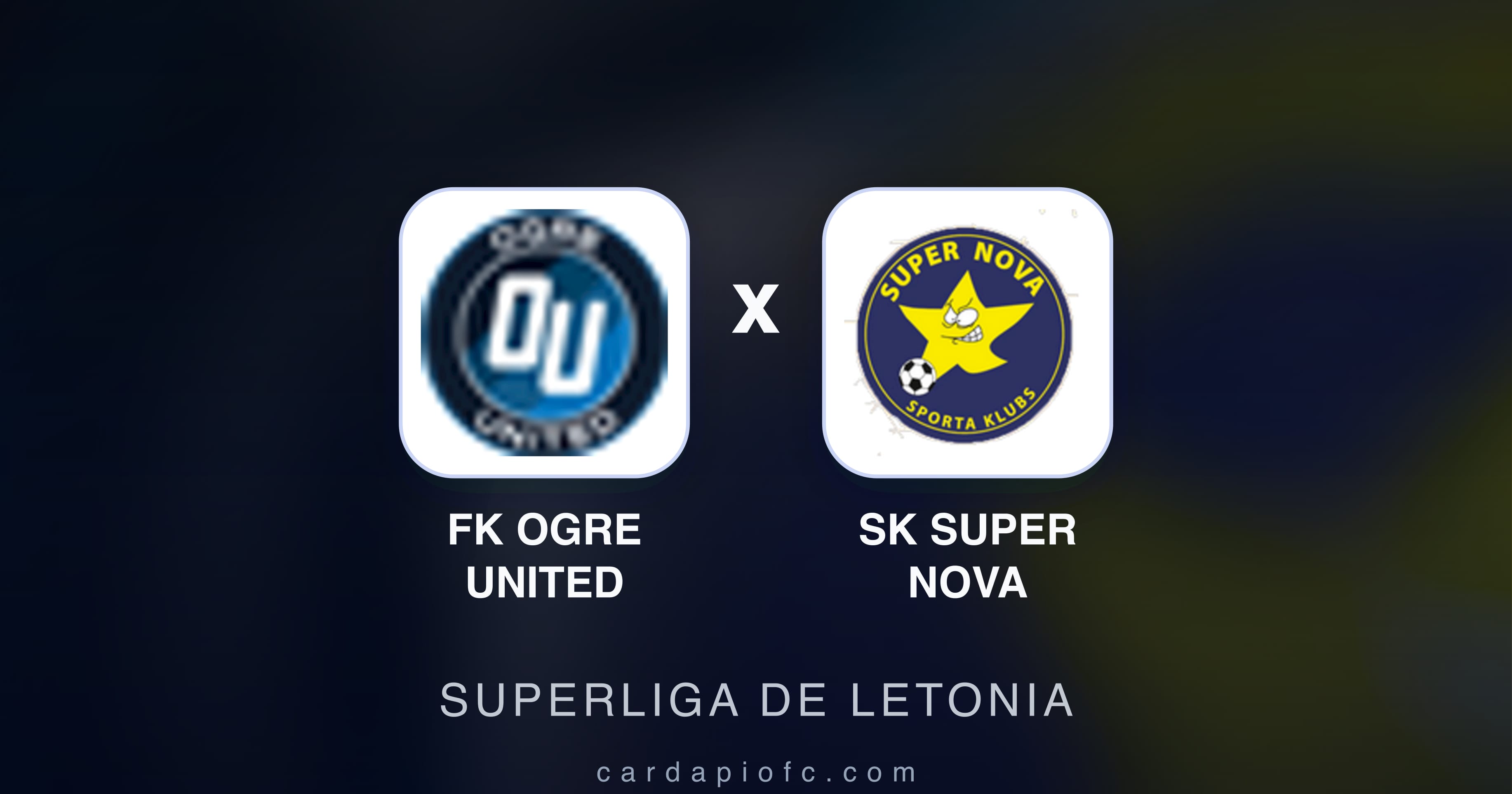 Imagen previa de FK Ogre United vs SK Super Nova (Superliga de Letonia)