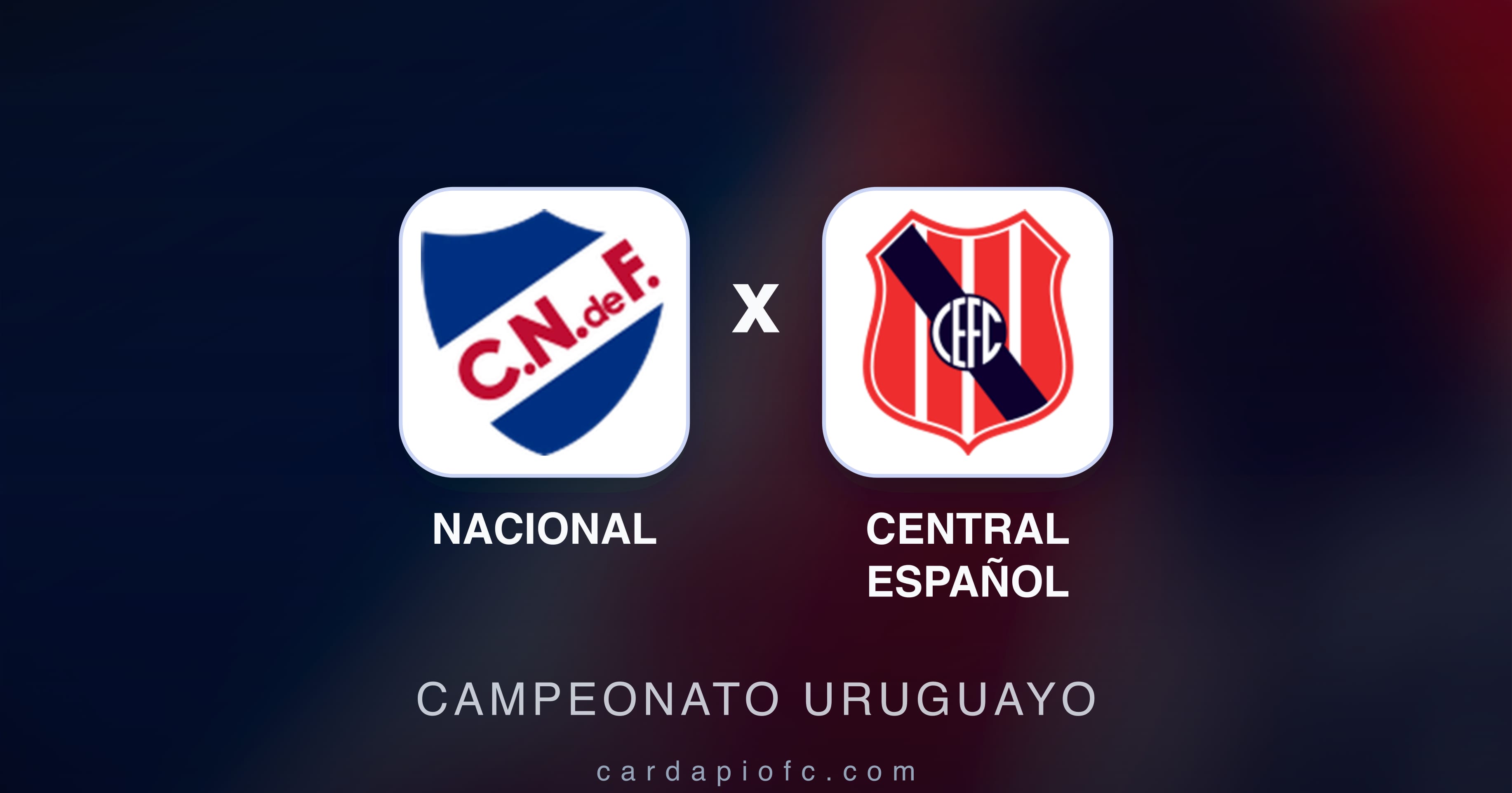صورة تمهيدية لمباراة Nacional ضد Central Español (Campeonato Uruguayo)