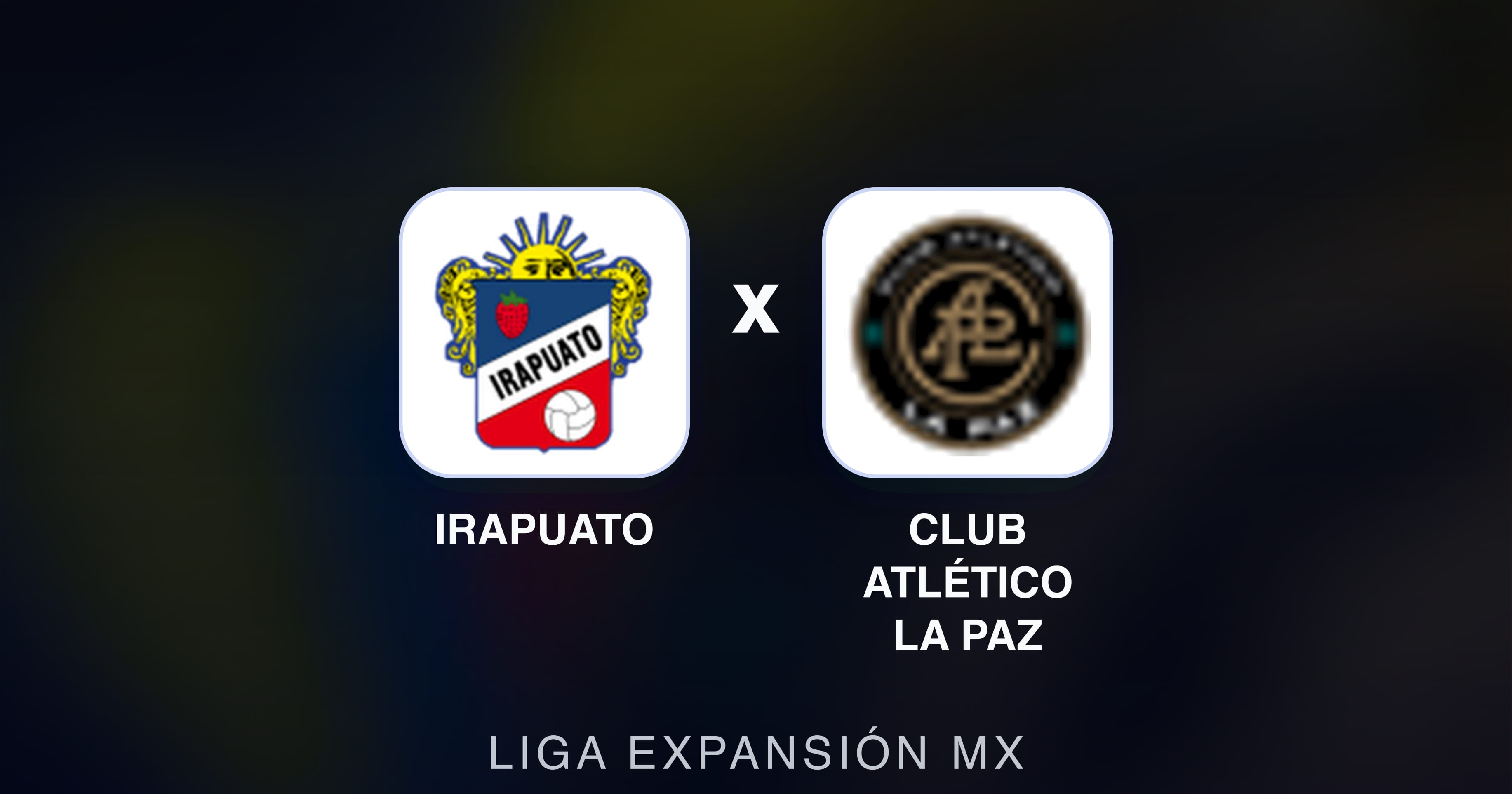 Imagen previa de Irapuato vs Club Atlético La Paz (Liga Expansión MX)