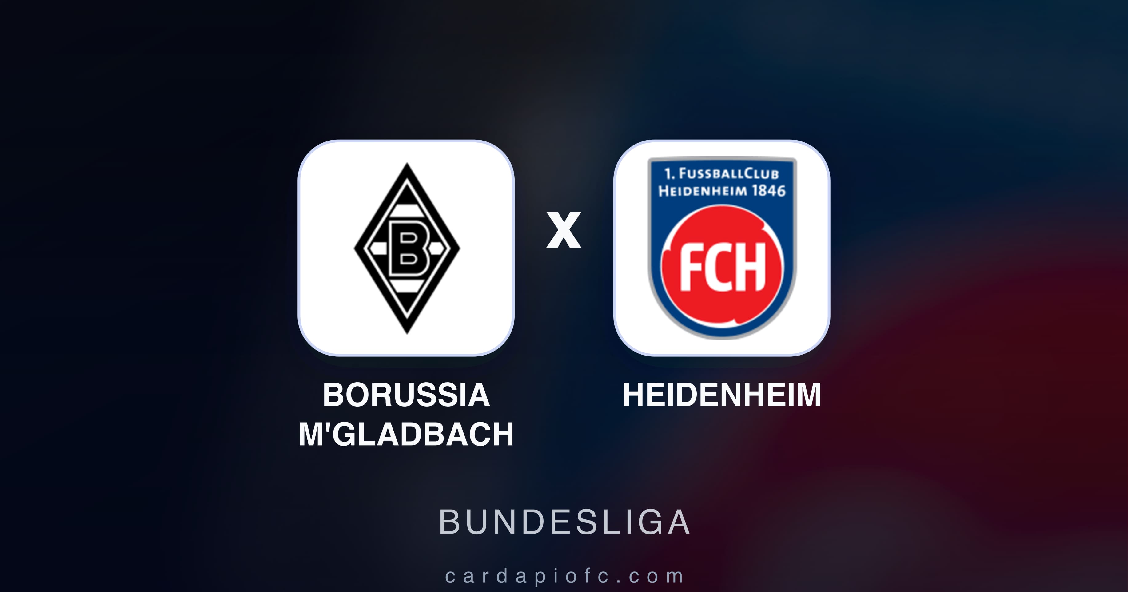 Imagen previa de Borussia M'gladbach vs Heidenheim (Bundesliga)