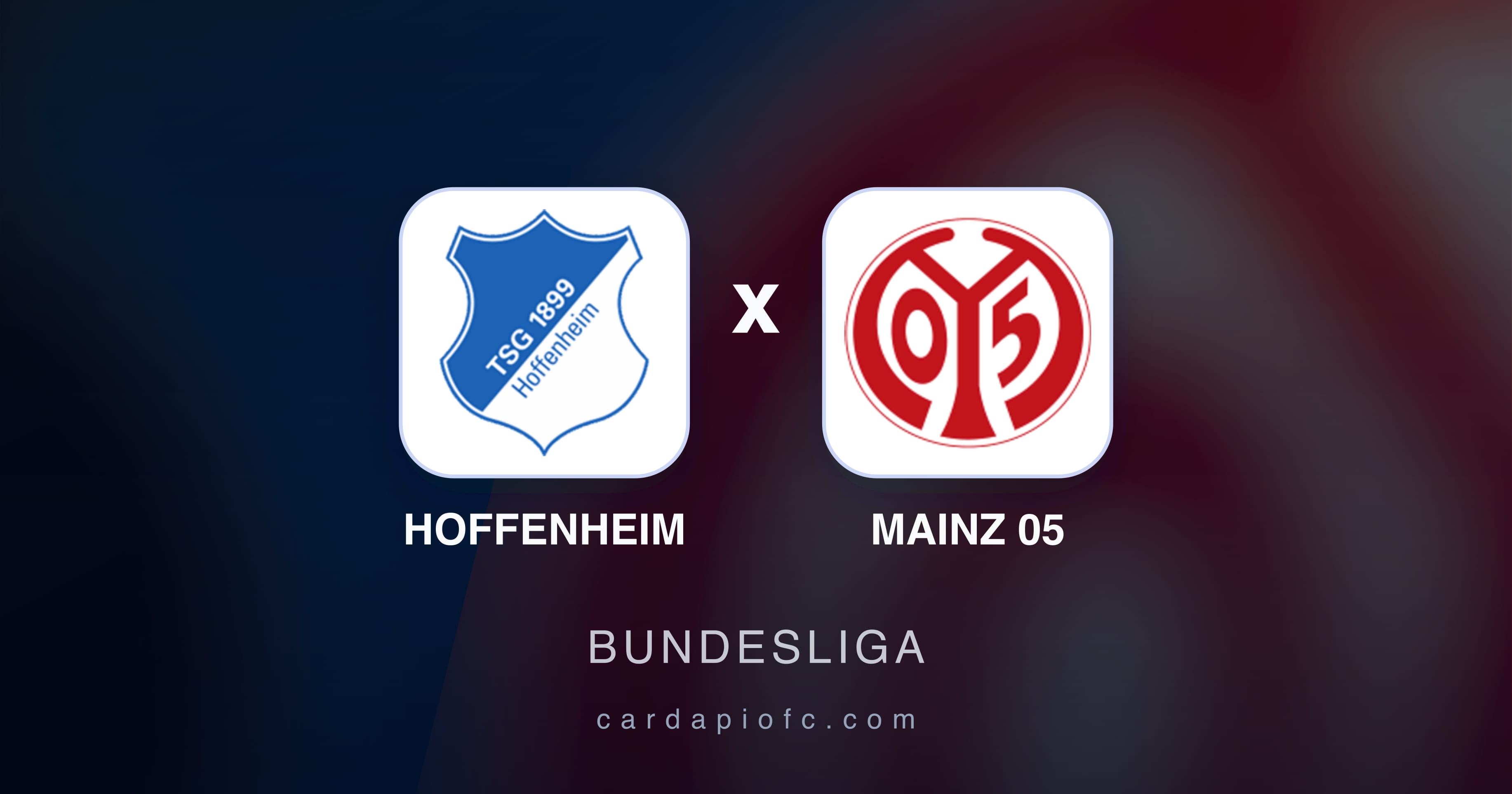 Imagen previa de Hoffenheim vs Mainz 05 (Bundesliga)