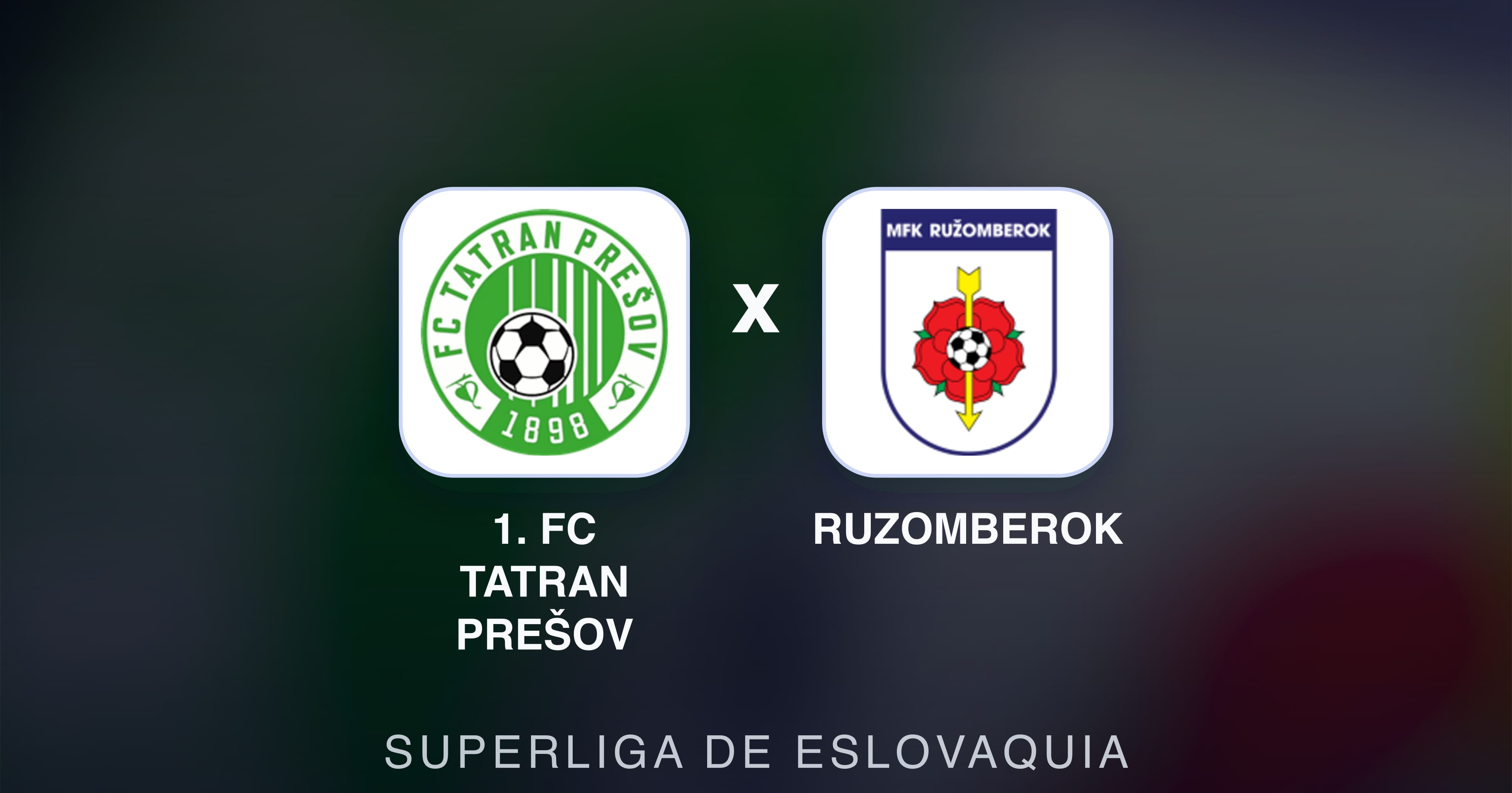 Imagen previa de 1. FC Tatran Prešov vs Ruzomberok (Superliga de Eslovaquia)