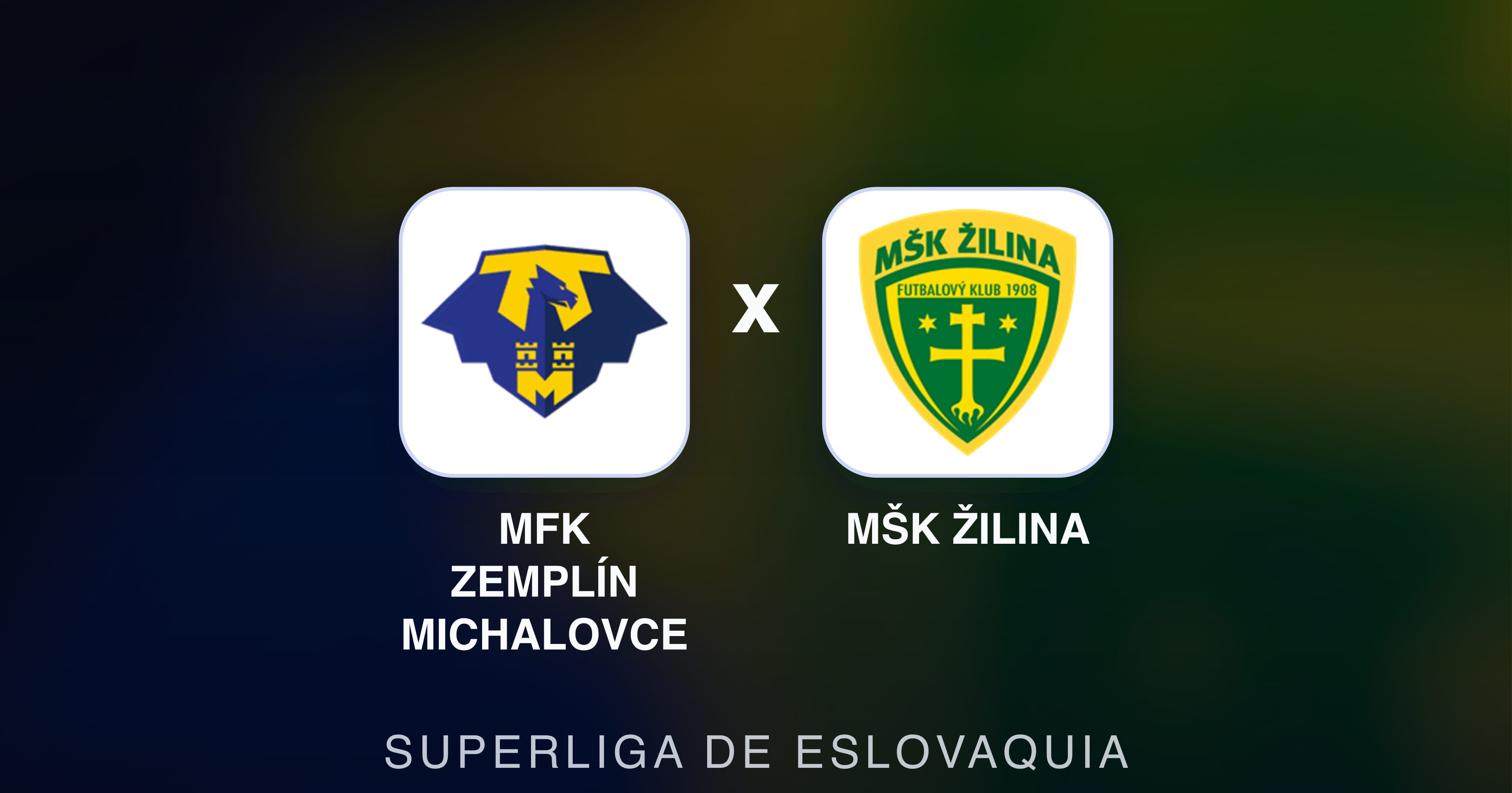Imagen previa de MFK Zemplín Michalovce vs MŠK Žilina (Superliga de Eslovaquia)