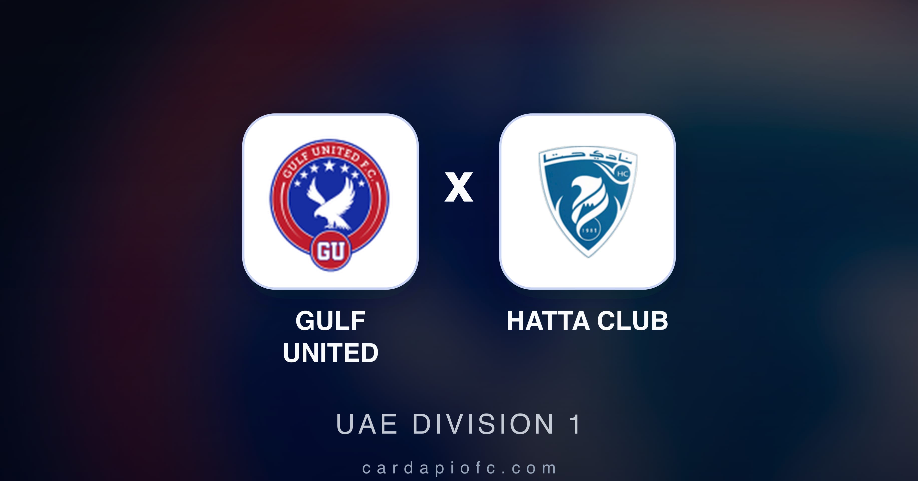 Imagen previa de Gulf United vs Hatta Club (UAE Division 1)