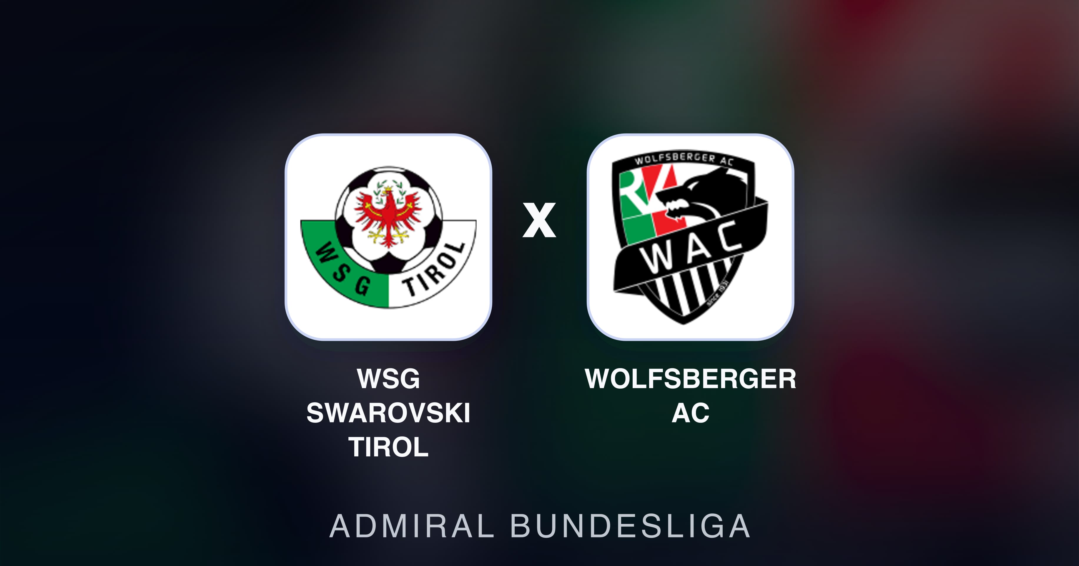 Imagen previa de WSG Swarovski Tirol vs Wolfsberger AC (Admiral Bundesliga)