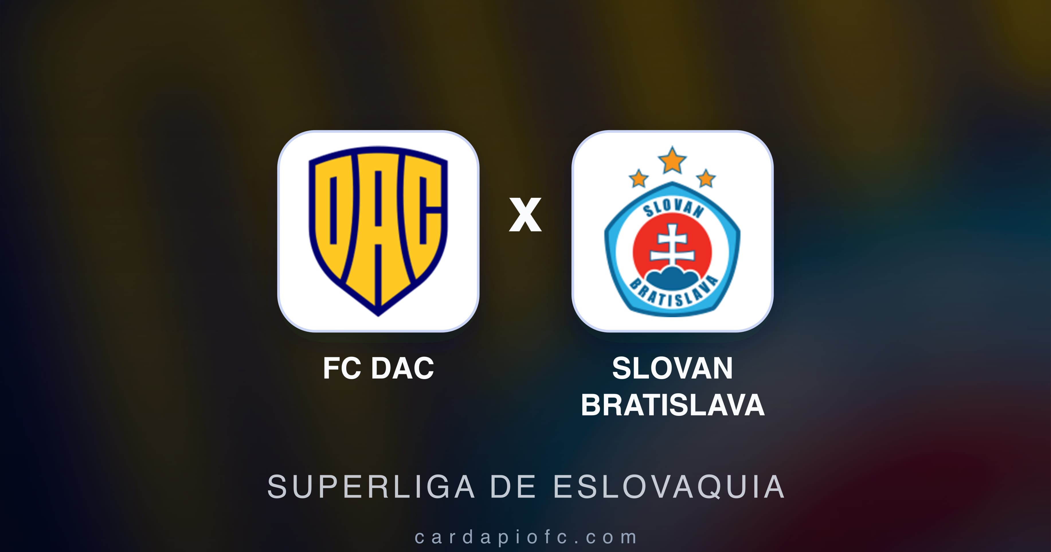 Imagen previa de FC DAC vs Slovan Bratislava (Superliga de Eslovaquia)