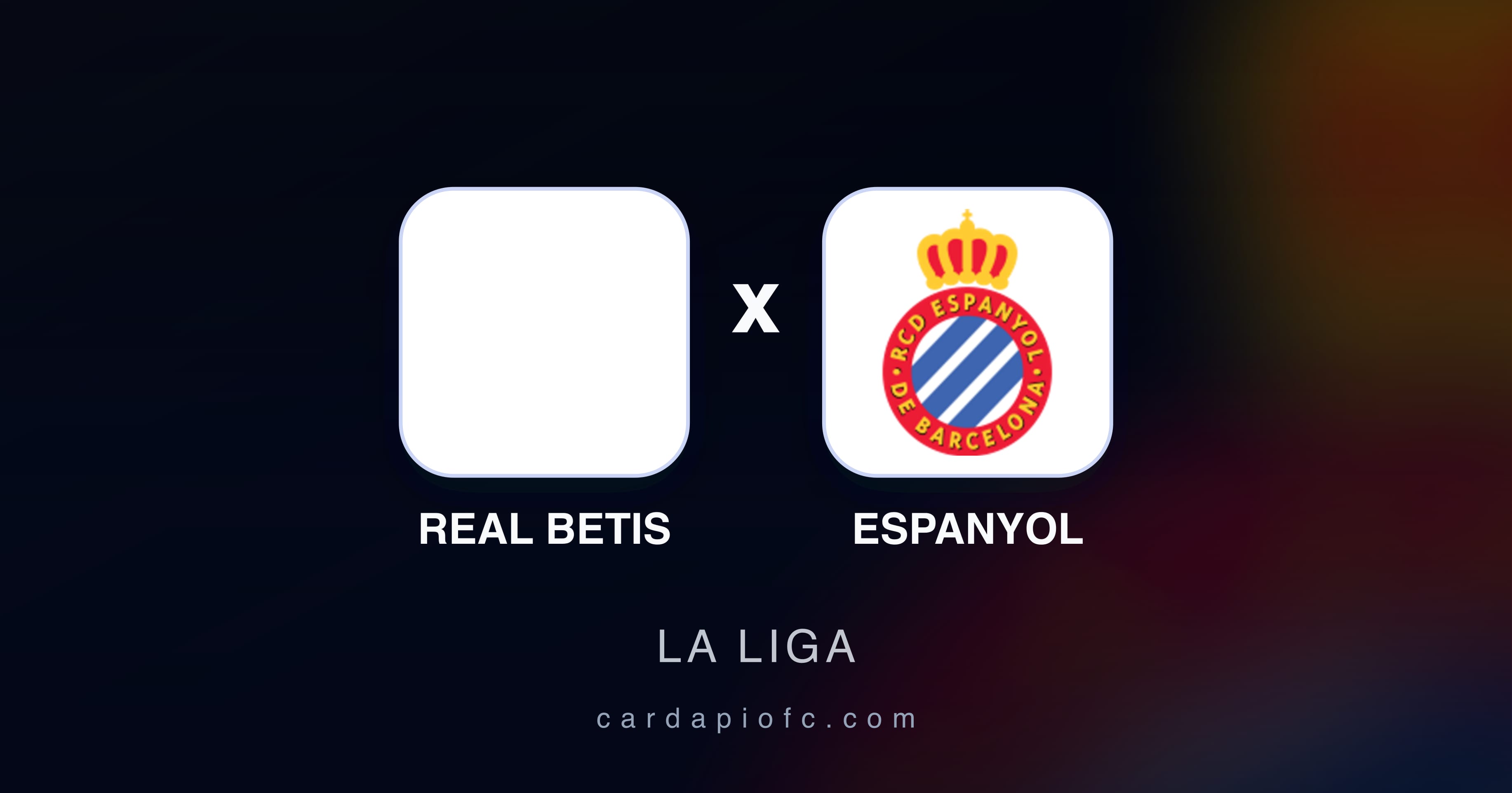 Imagen previa de Real Betis vs Espanyol (La Liga)