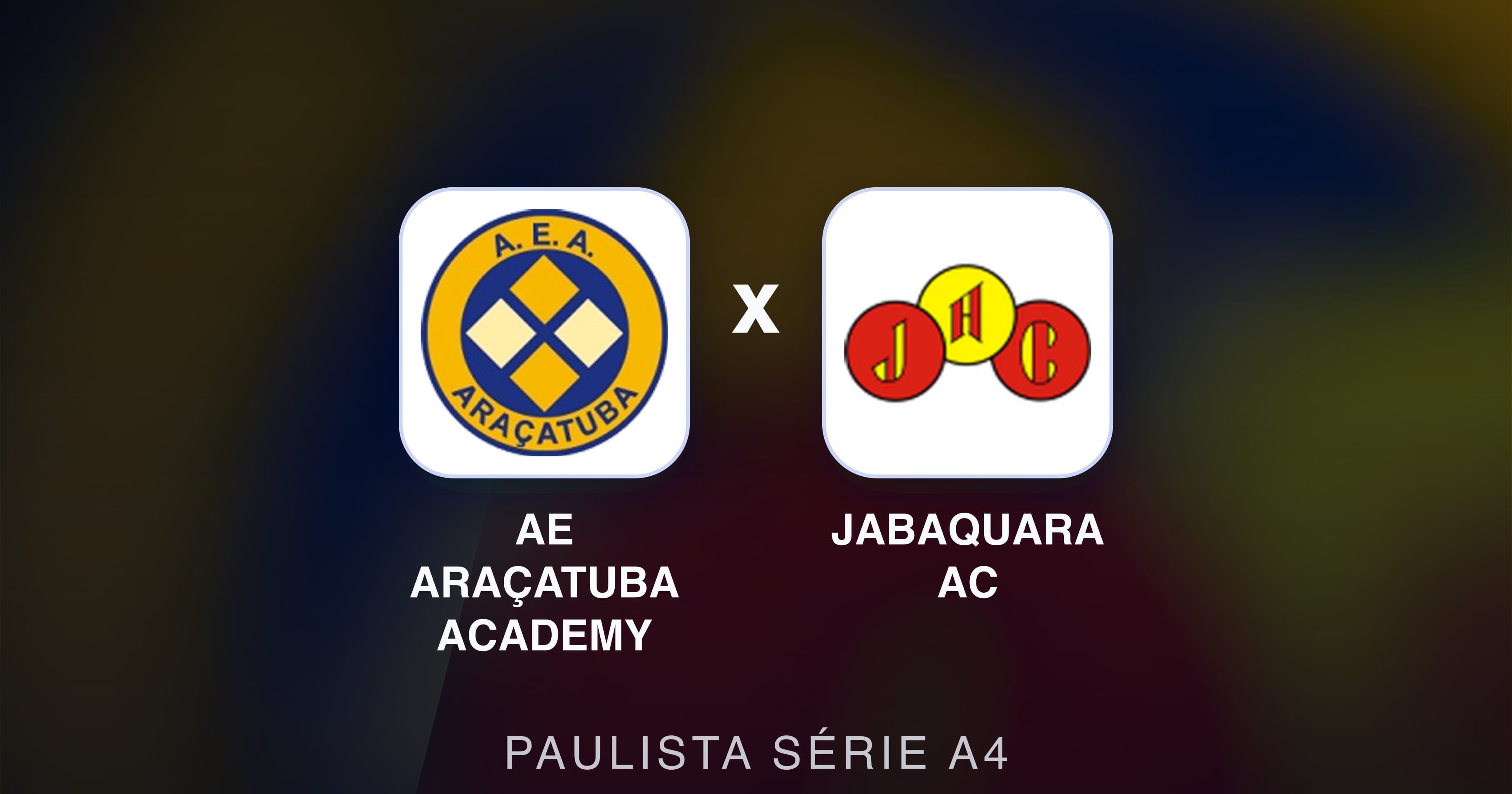 Imagen previa de AE Araçatuba Academy vs Jabaquara AC (Paulista Série A4)