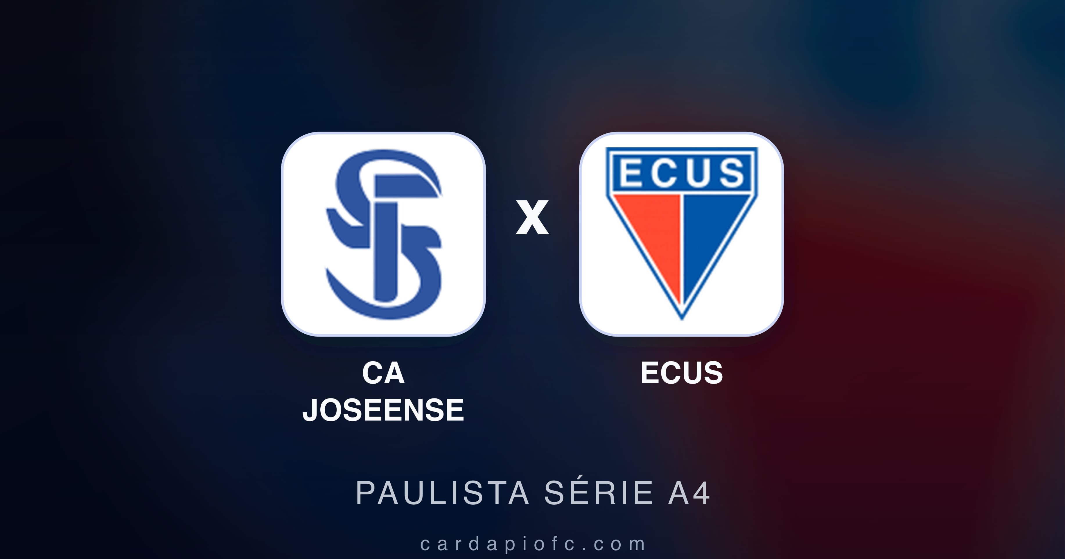 Imagen previa de CA Joseense vs ECUS (Paulista Série A4)