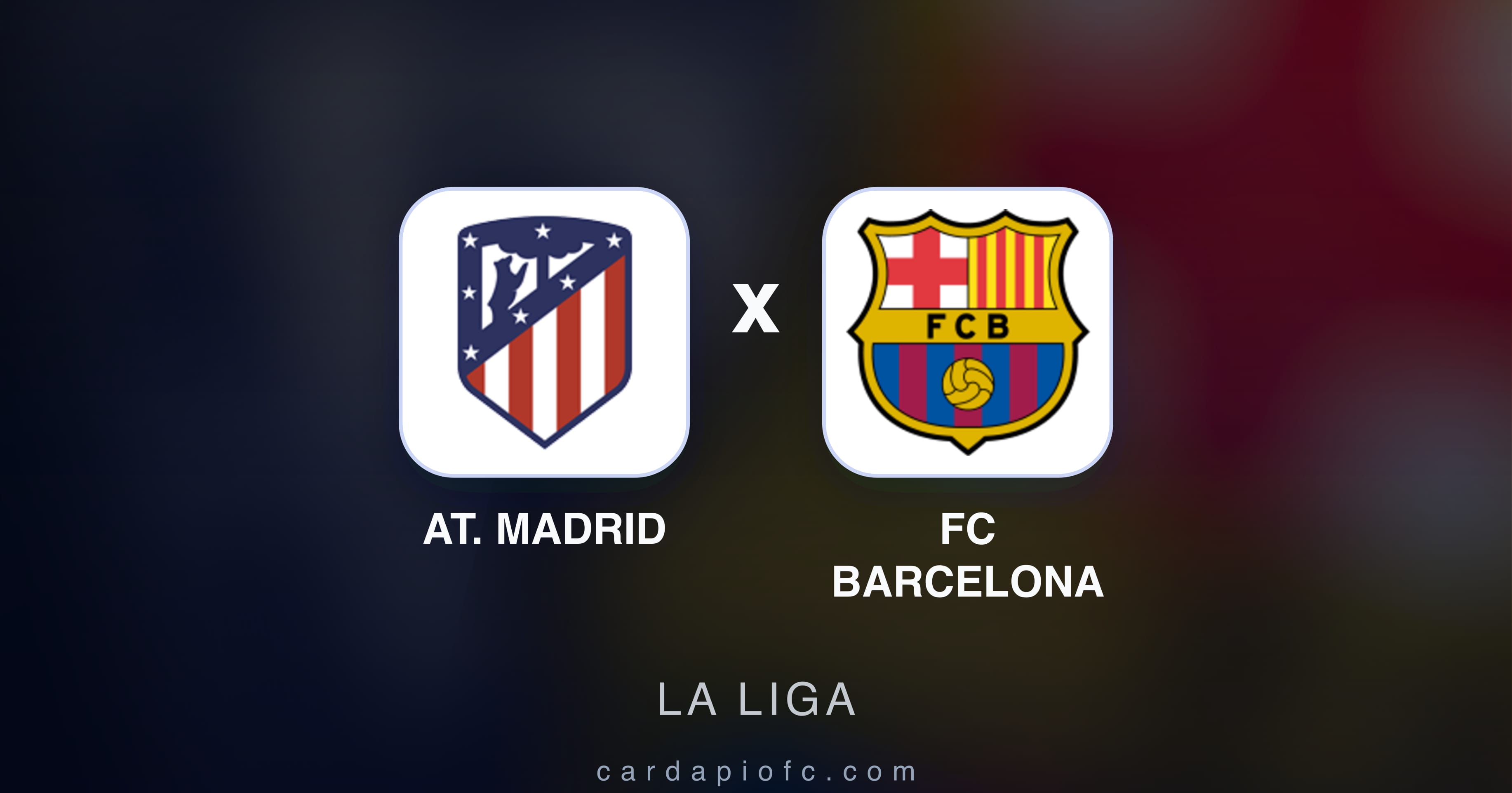 Imagen previa de At. Madrid vs FC Barcelona (La Liga)