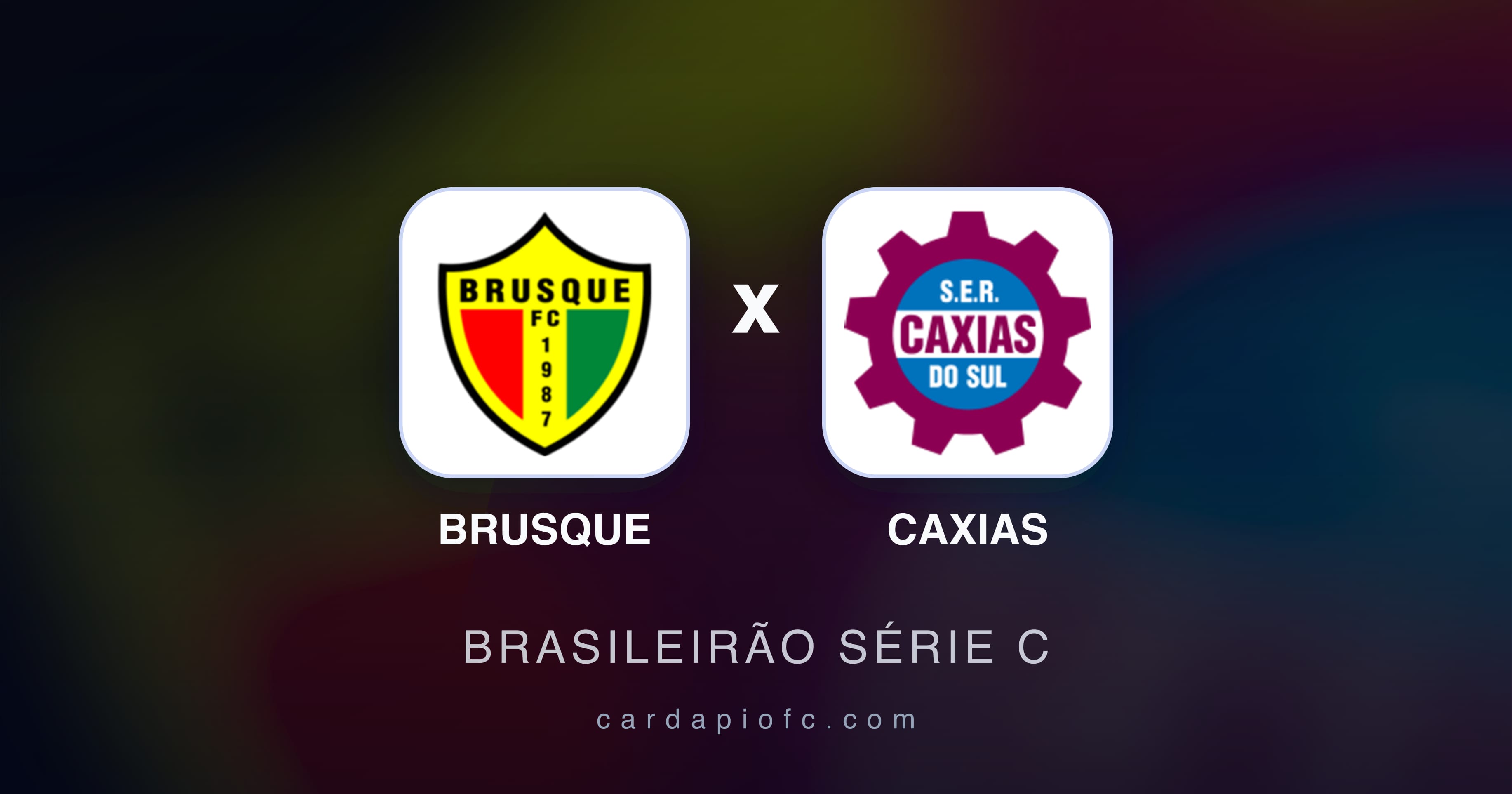 Imagen previa de Brusque vs Caxias (Brasileirão Série C)