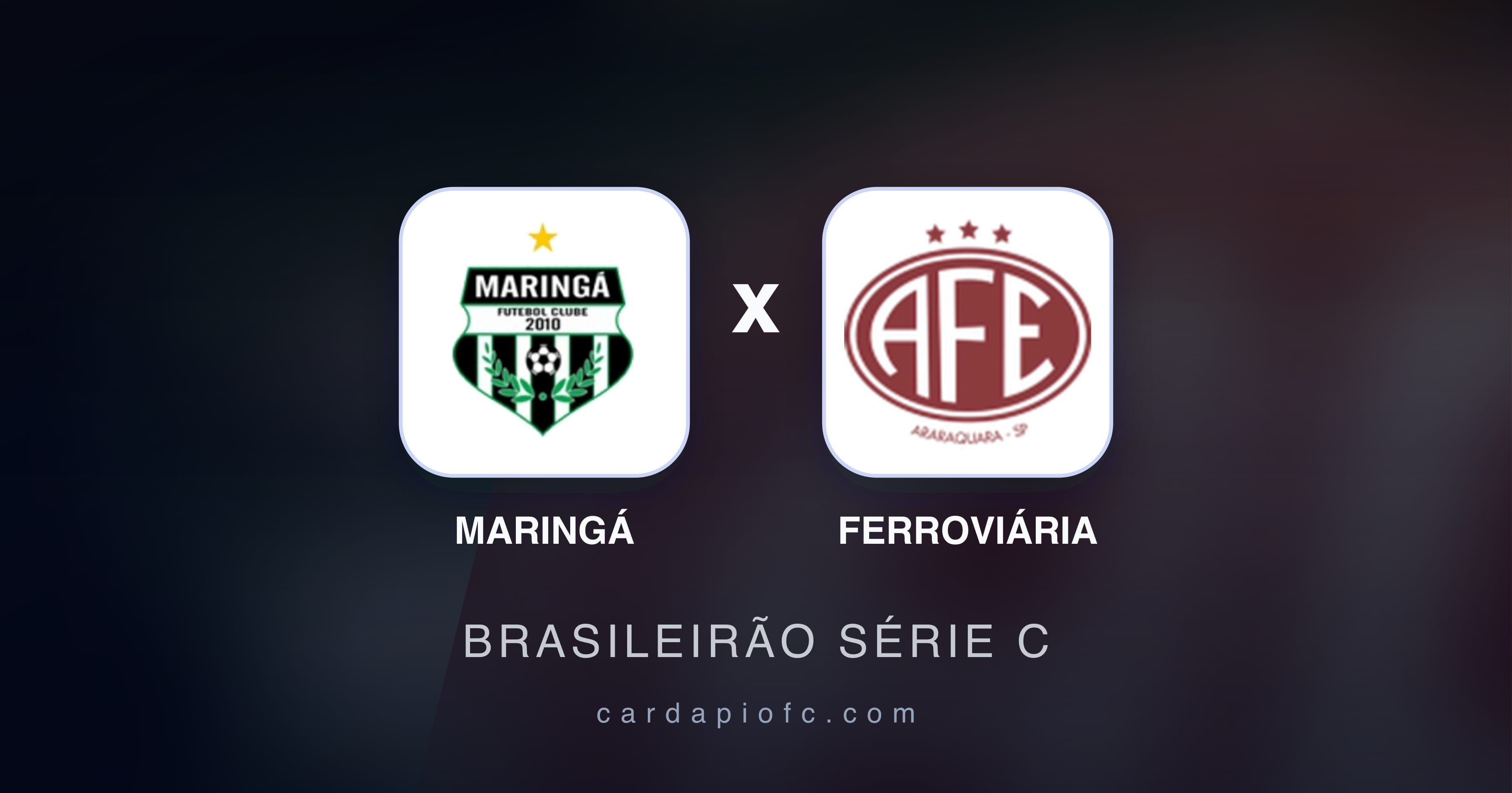 Imagen previa de Maringá vs Ferroviária (Brasileirão Série C)