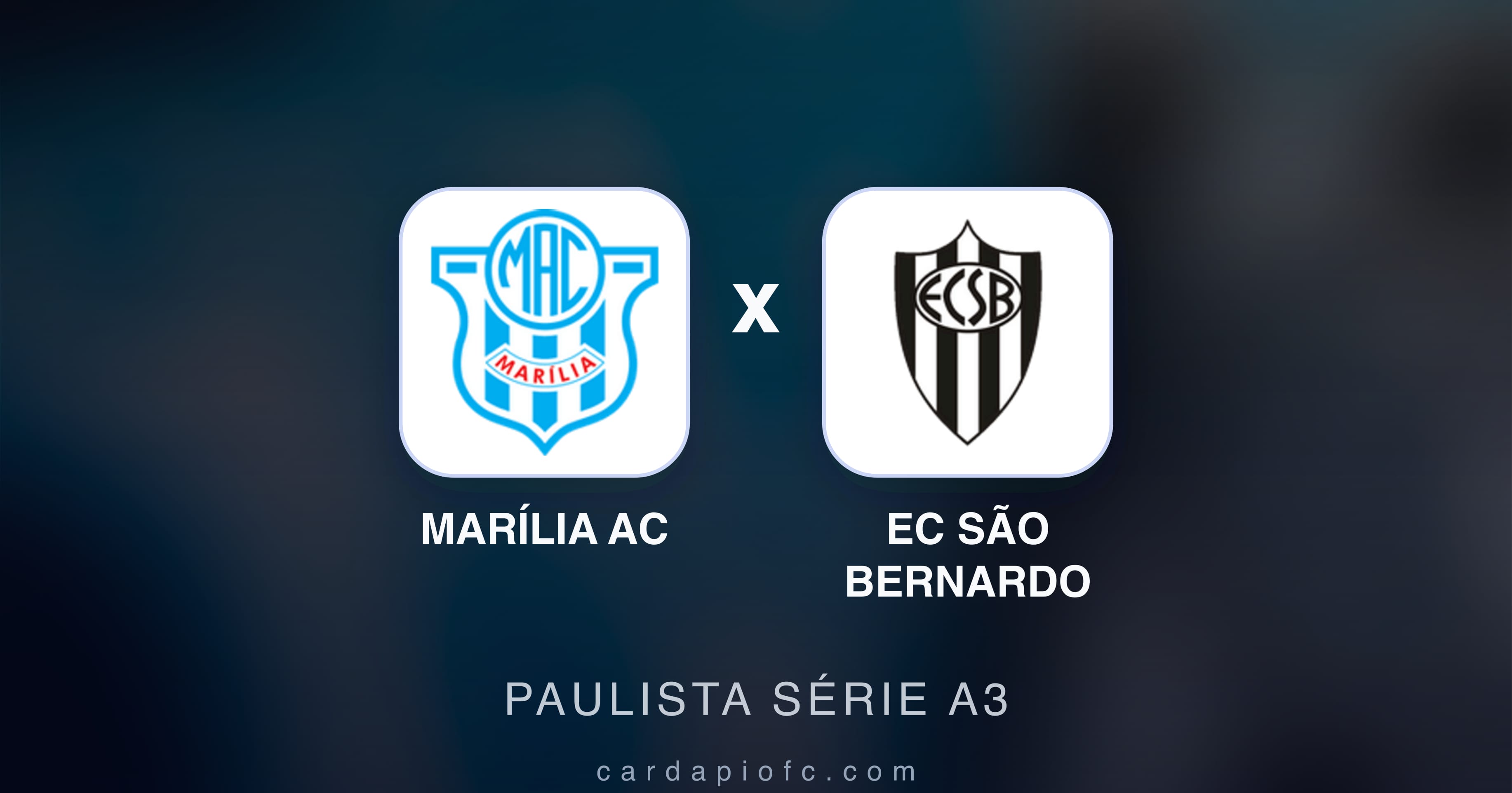 Imagen previa de Marília AC vs EC São Bernardo (Paulista Série A3)