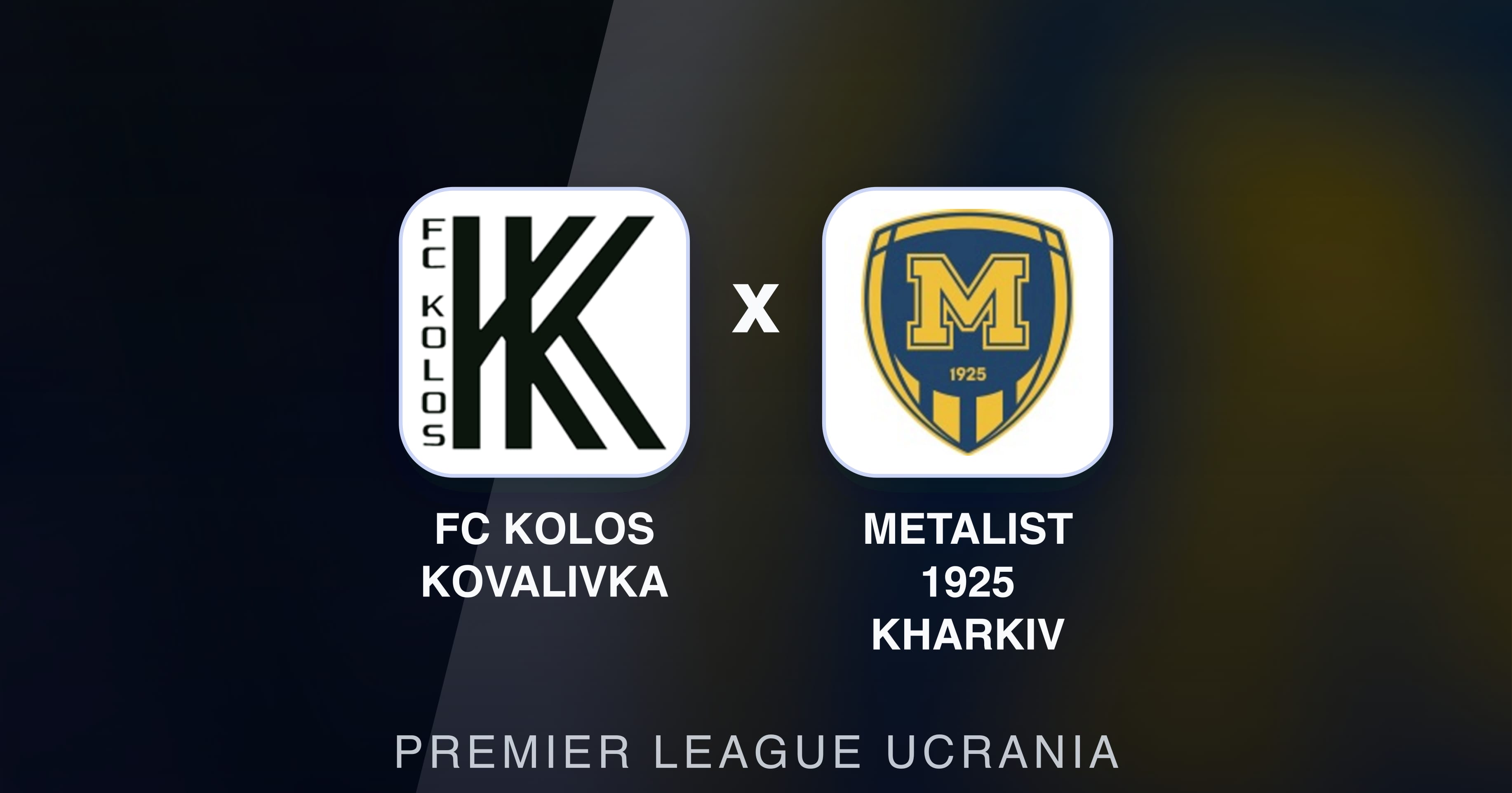 Imagen previa de FC Kolos Kovalivka vs Metalist 1925 Kharkiv (Premier League Ucrania)