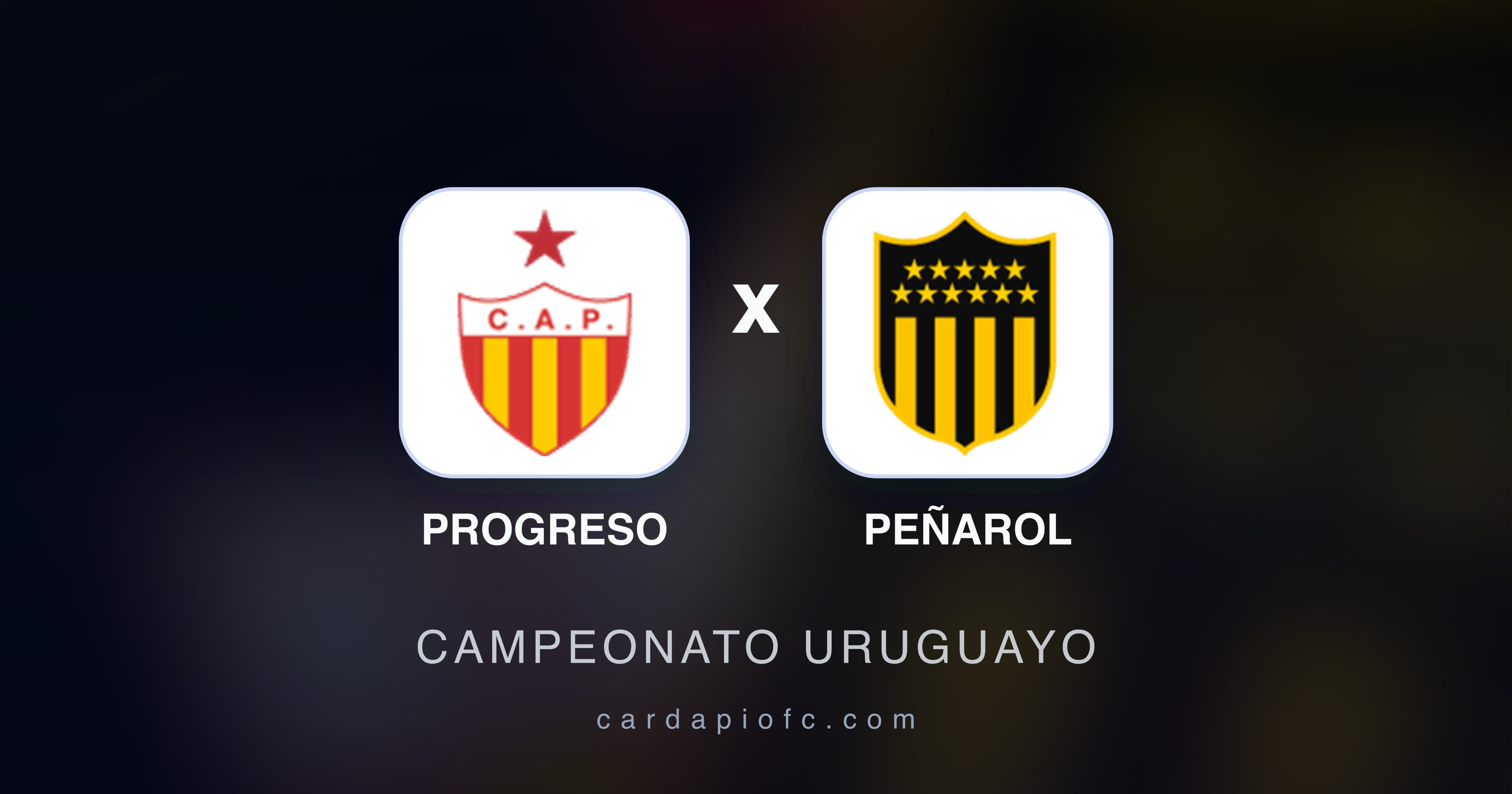 Imagen previa de Progreso vs Peñarol (Campeonato Uruguayo)