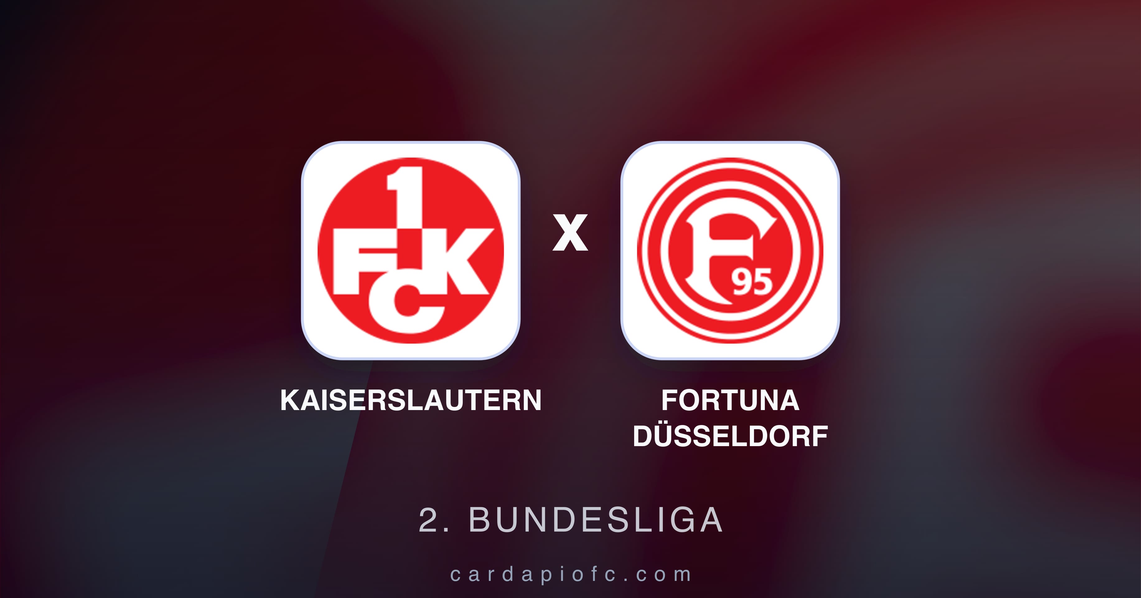 Imagen previa de Kaiserslautern vs Fortuna Düsseldorf (2. Bundesliga)