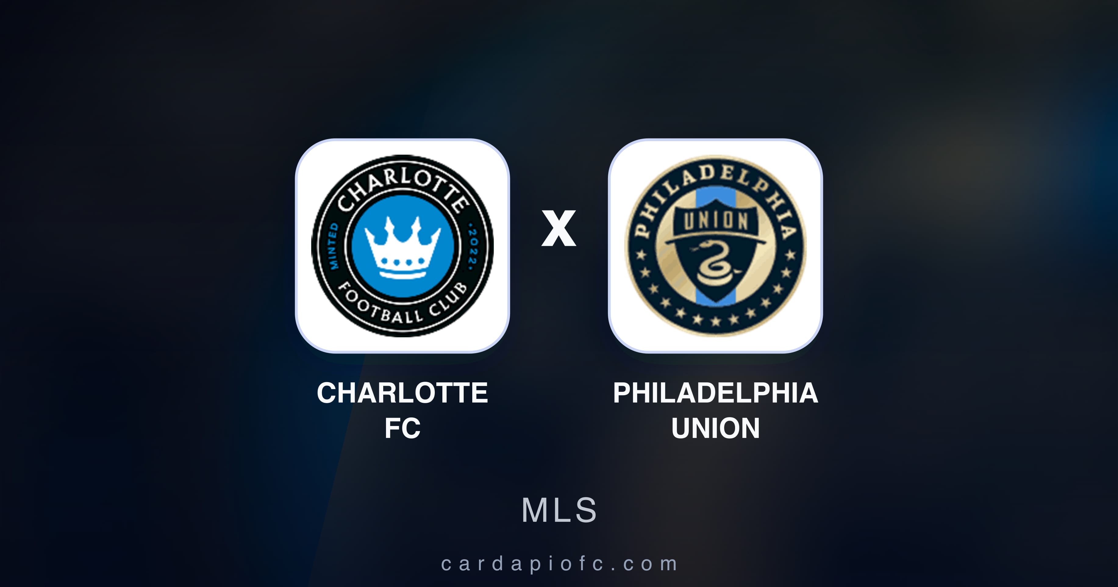 Imagen previa de Charlotte FC vs Philadelphia Union (MLS)