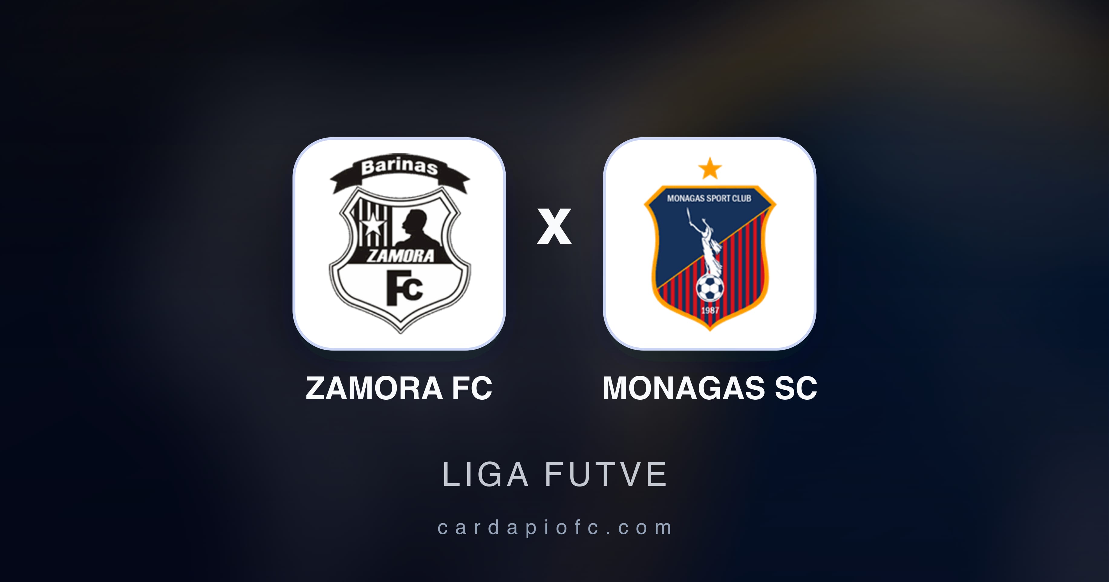 Imagen previa de Zamora FC vs Monagas SC (Liga Futve)