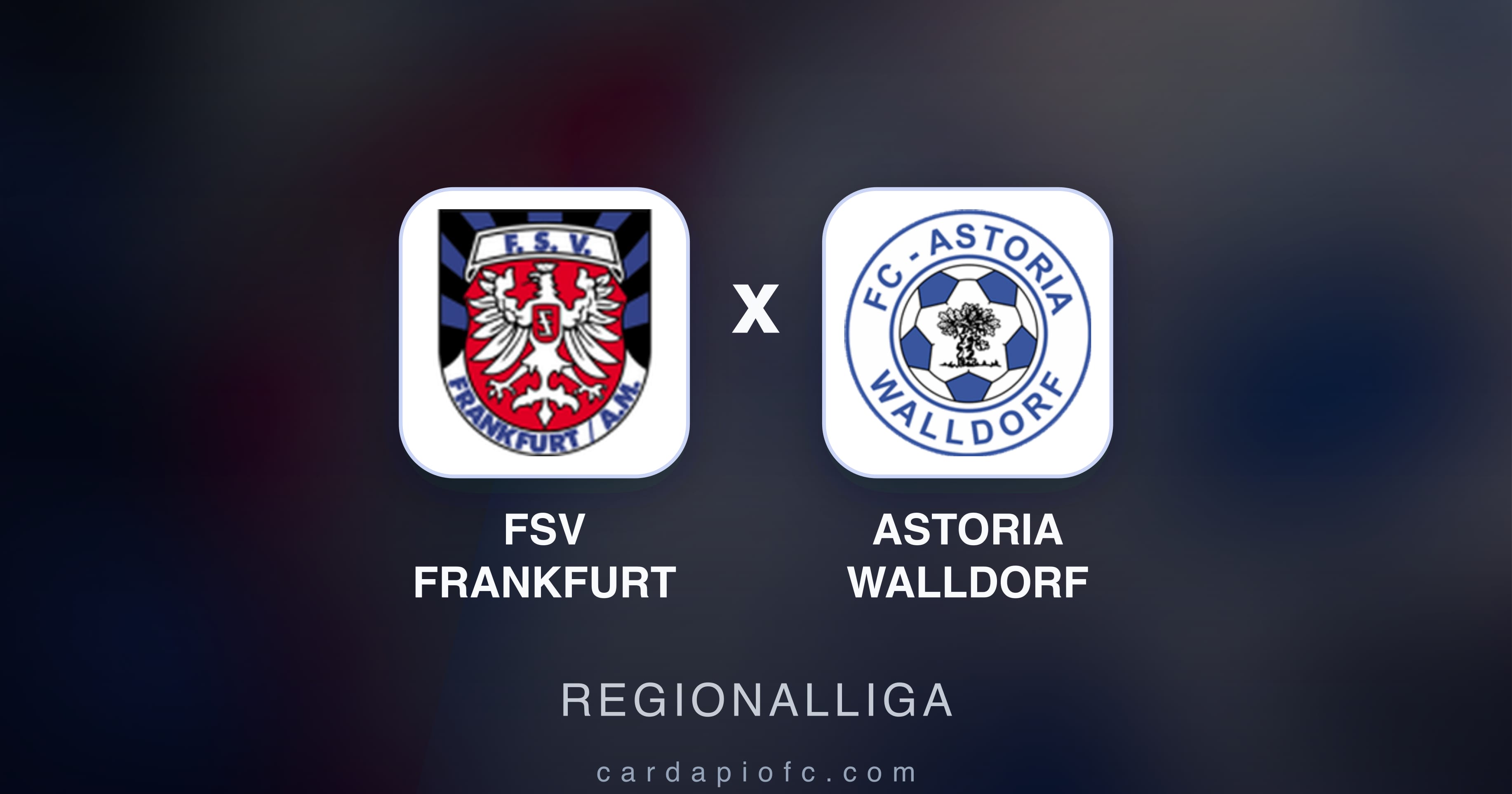 Imagen previa de FSV Frankfurt vs Astoria Walldorf (Regionalliga)