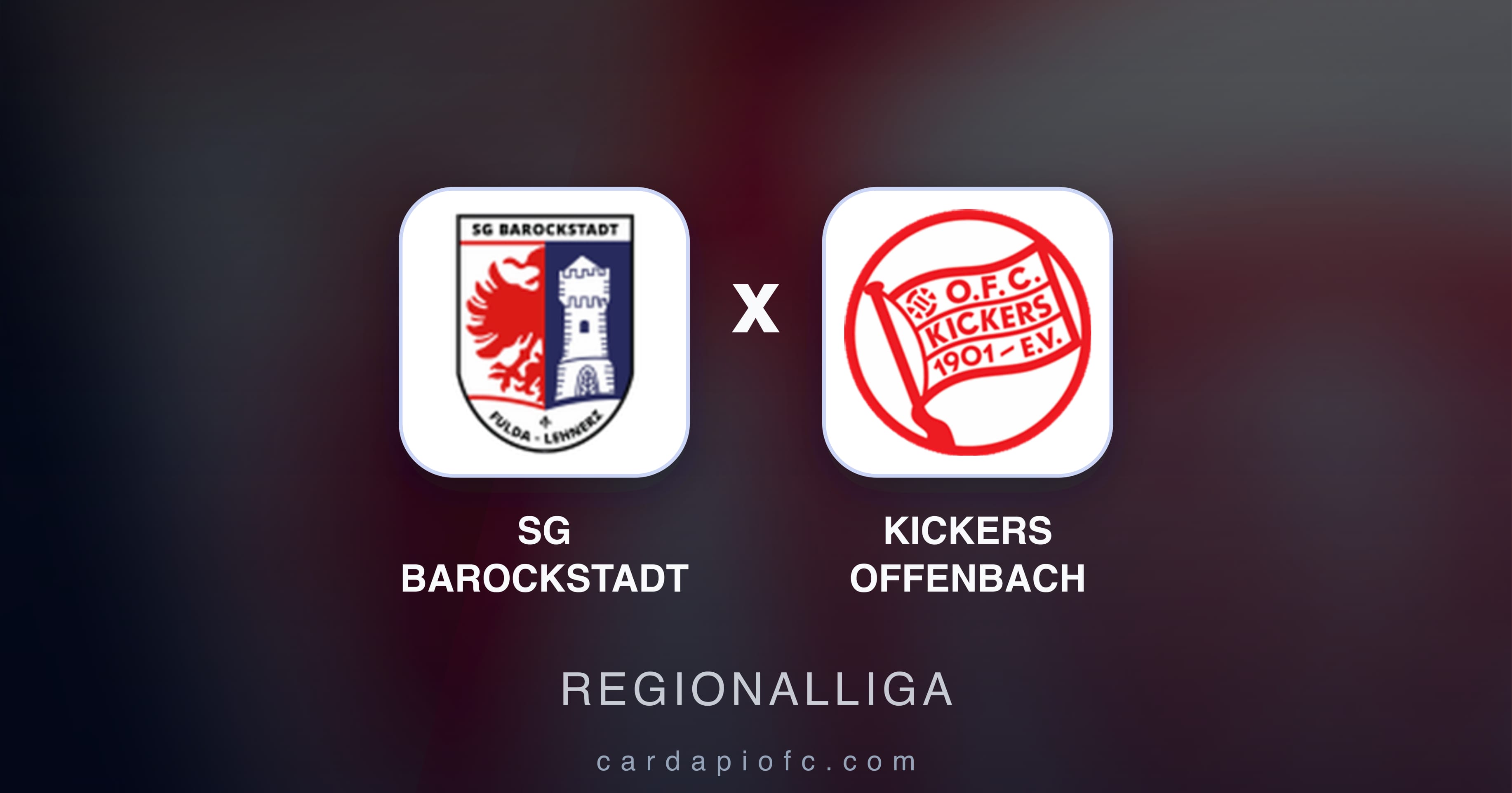 Imagen previa de SG Barockstadt vs Kickers Offenbach (Regionalliga)