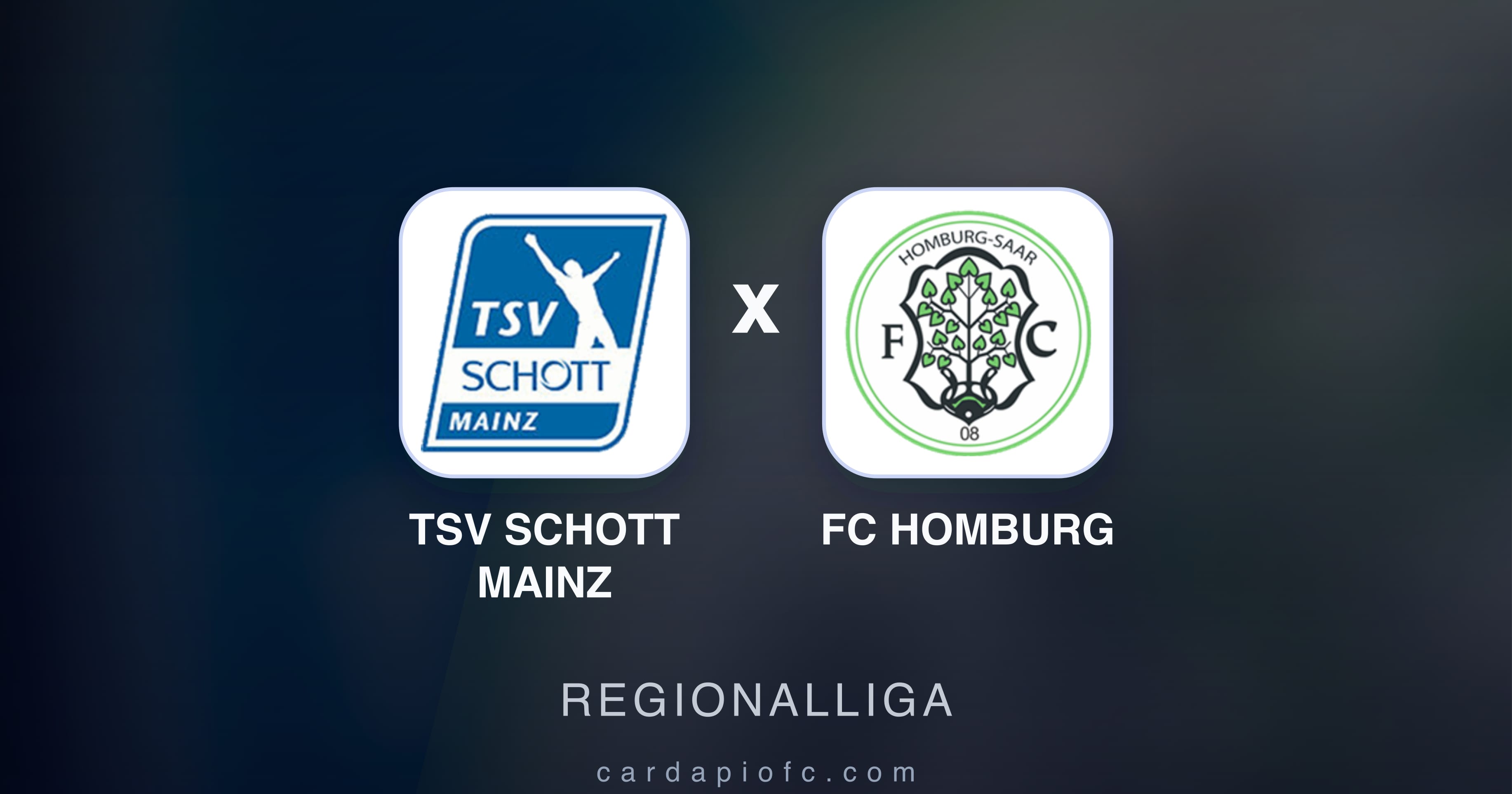 Imagen previa de TSV Schott Mainz vs FC Homburg (Regionalliga)