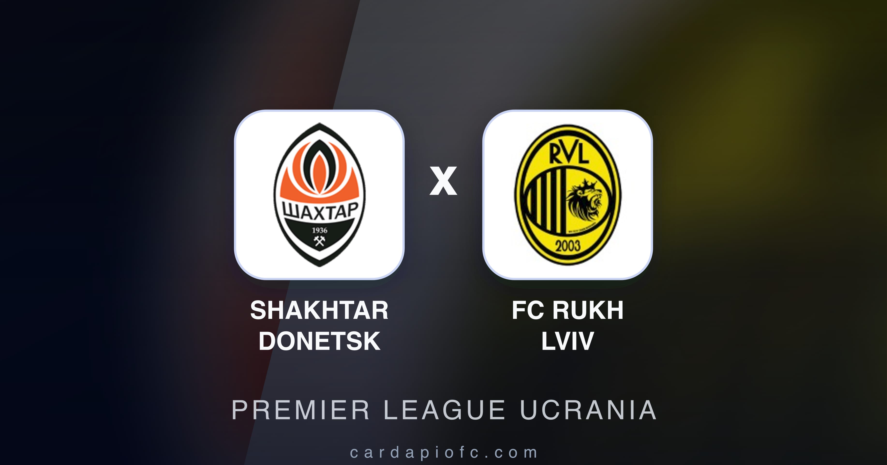 Imagen previa de Shakhtar Donetsk vs FC Rukh Lviv (Premier League Ucrania)