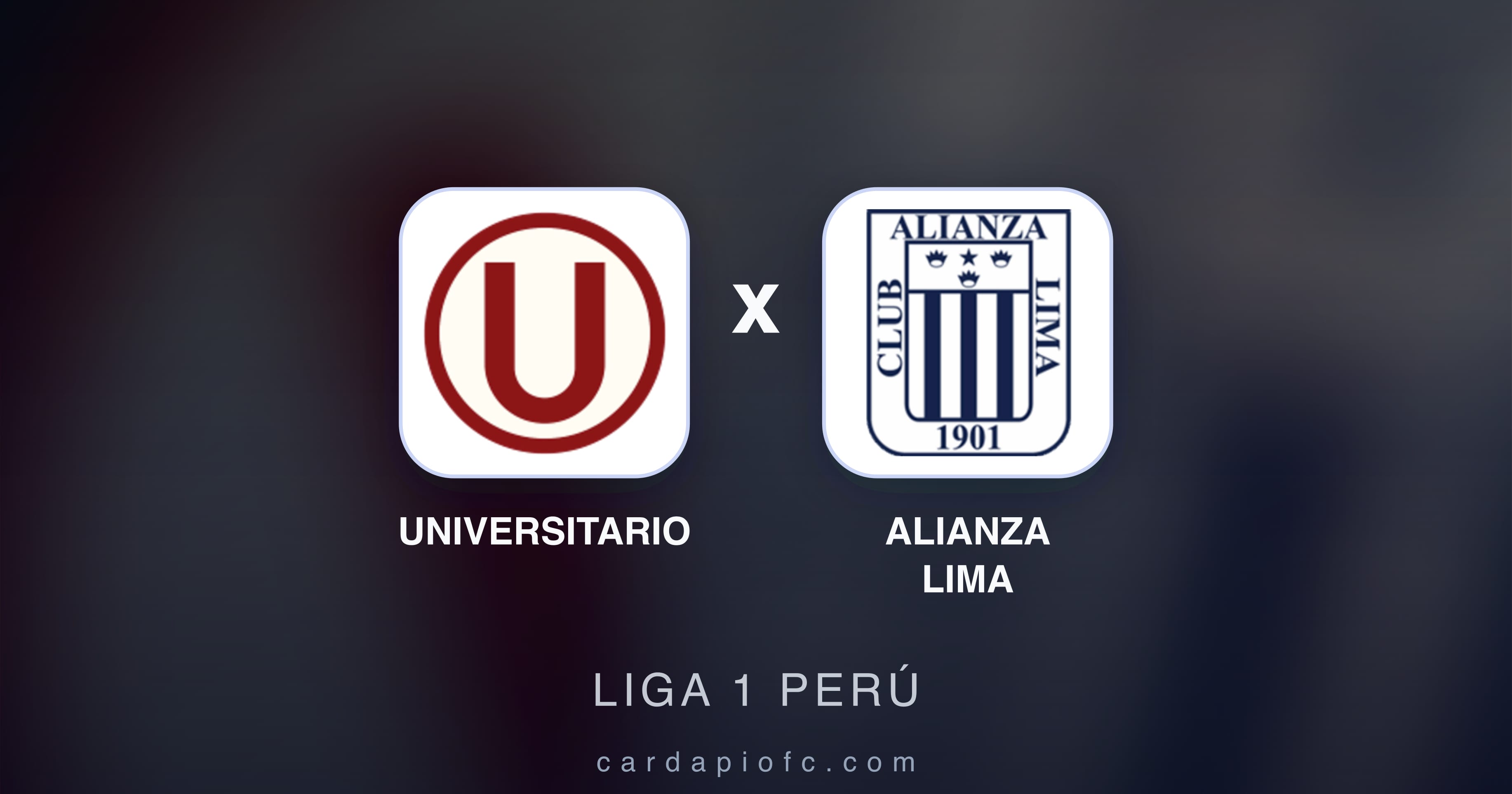 Imagen previa de Universitario vs Alianza Lima (Liga 1 Perú)
