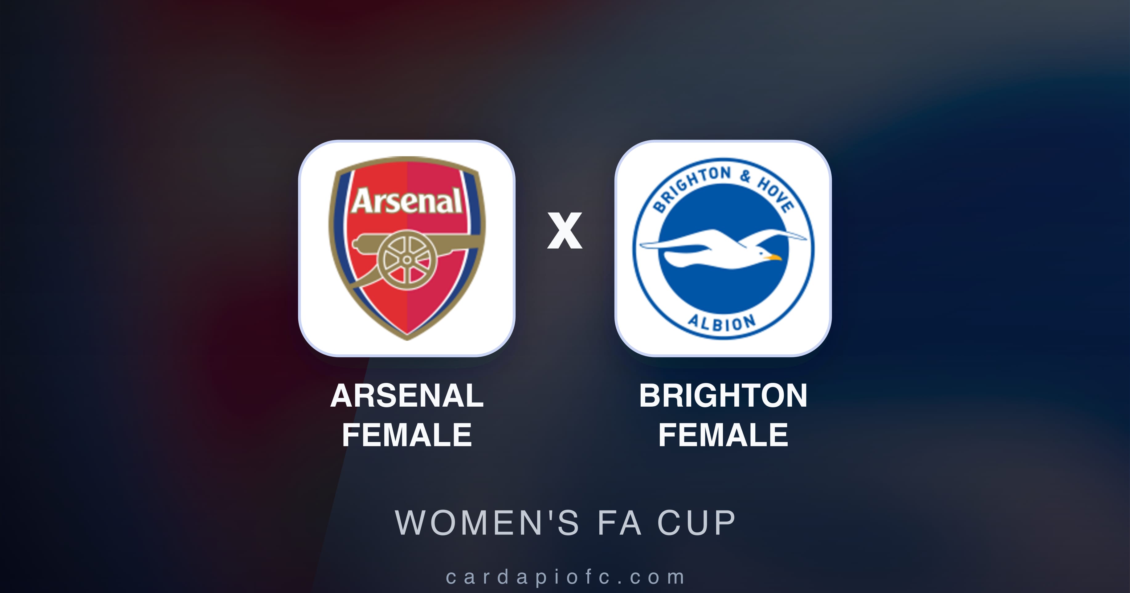 Imagen previa de Arsenal Female vs Brighton Female (Women's FA Cup)