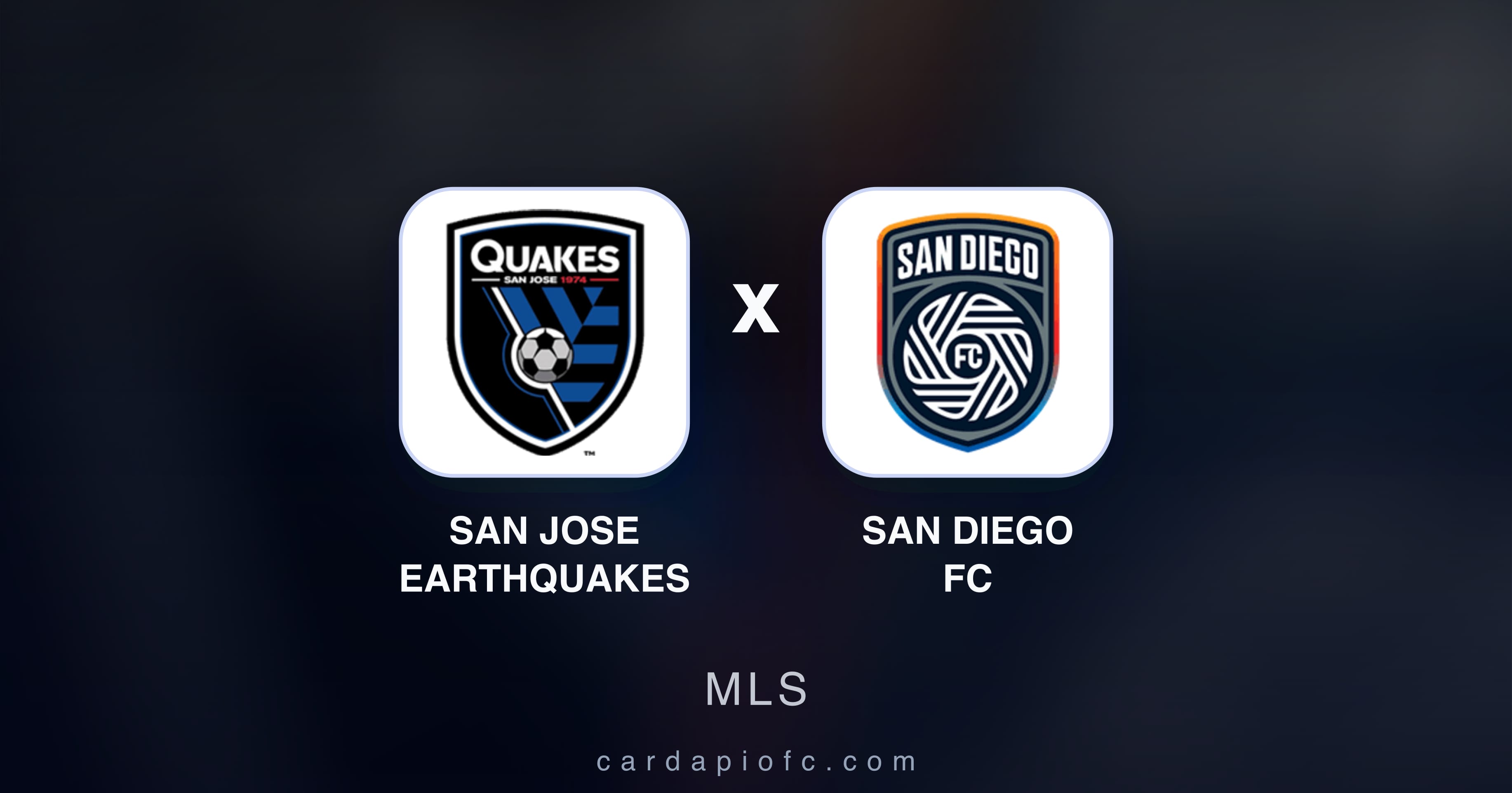 Imagen previa de San Jose Earthquakes vs San Diego FC (MLS)