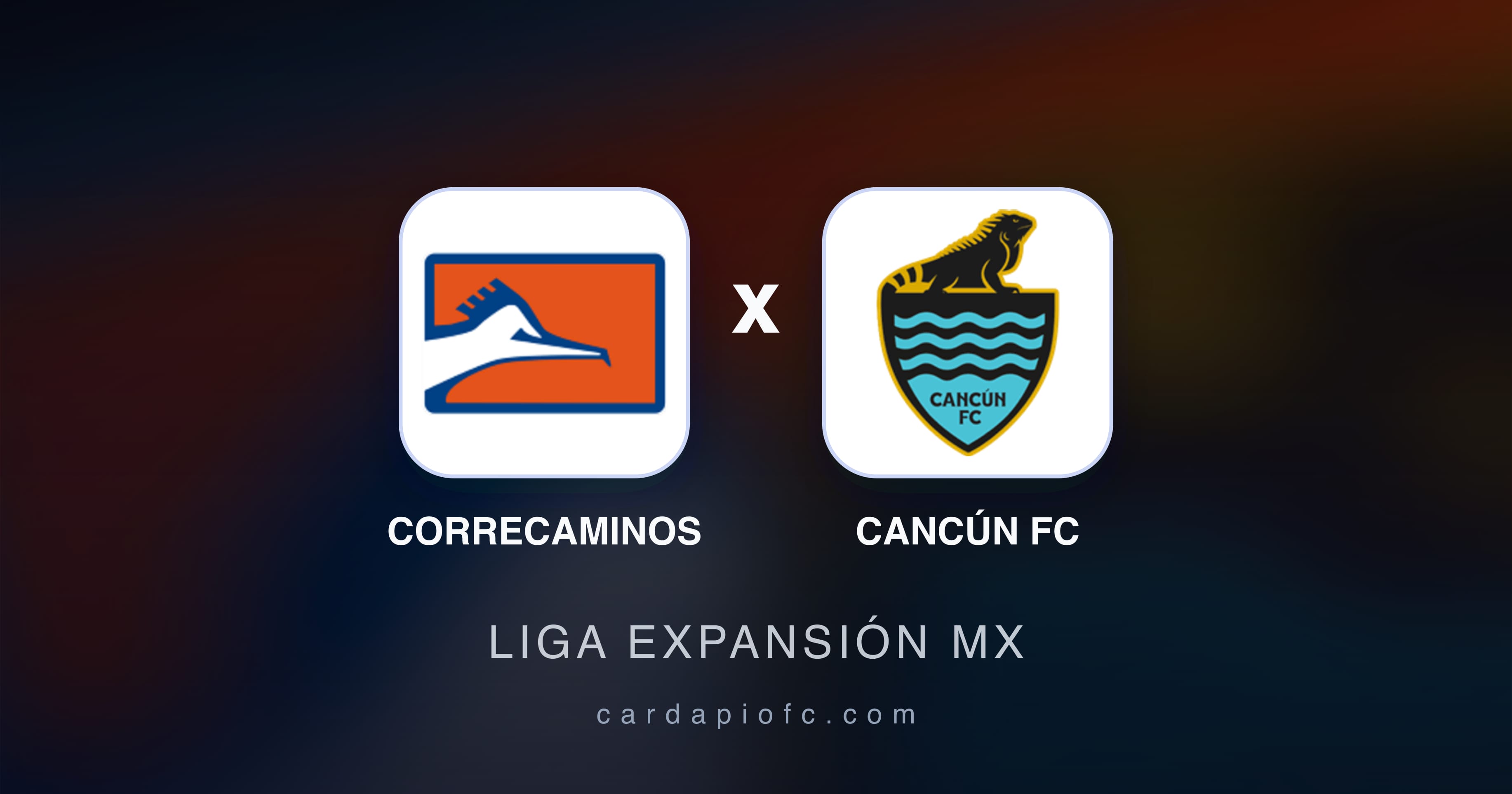 Imagen previa de Correcaminos vs Cancún FC (Liga Expansión MX)