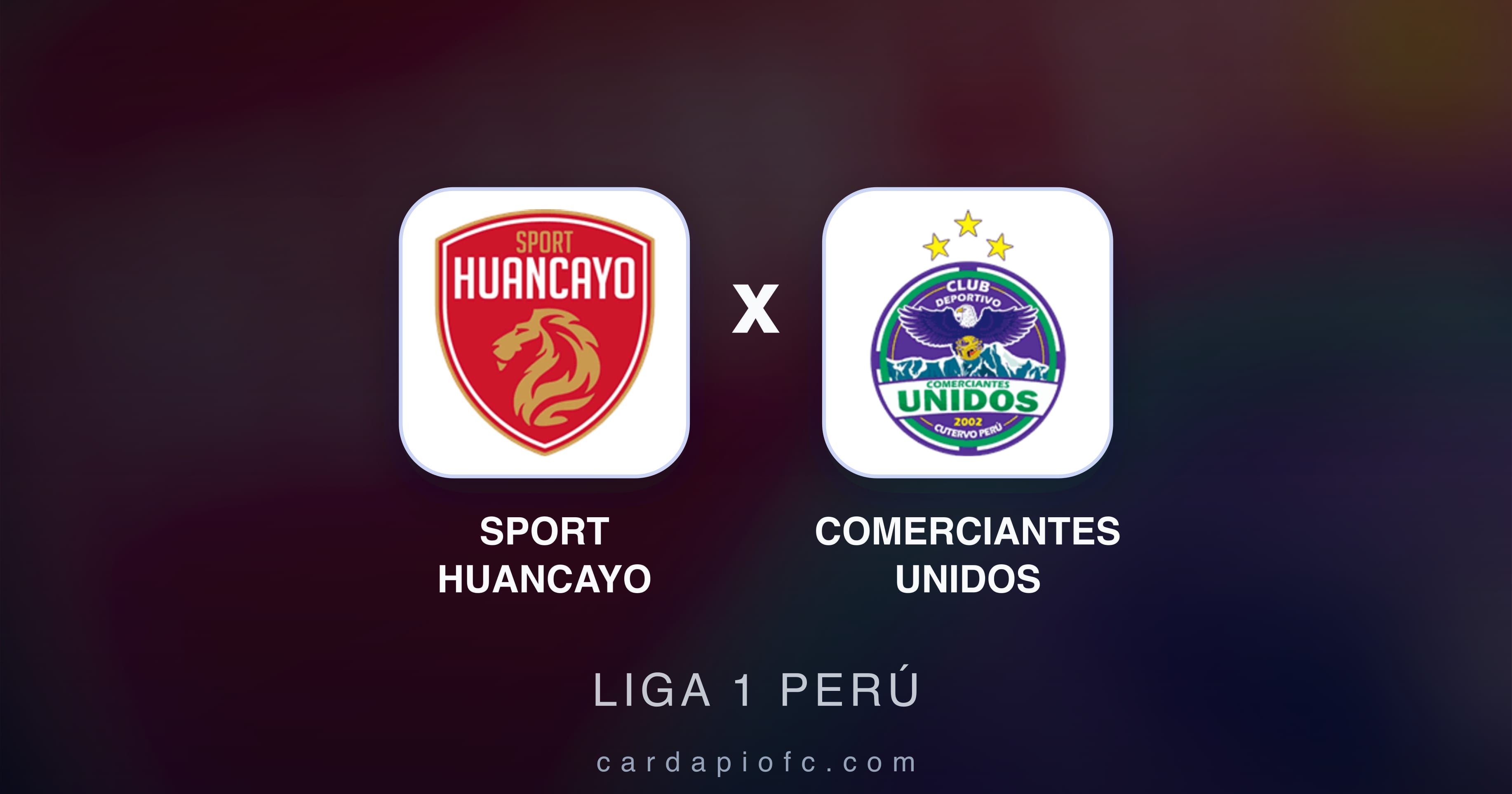Imagen previa de Sport Huancayo vs Comerciantes Unidos (Liga 1 Perú)