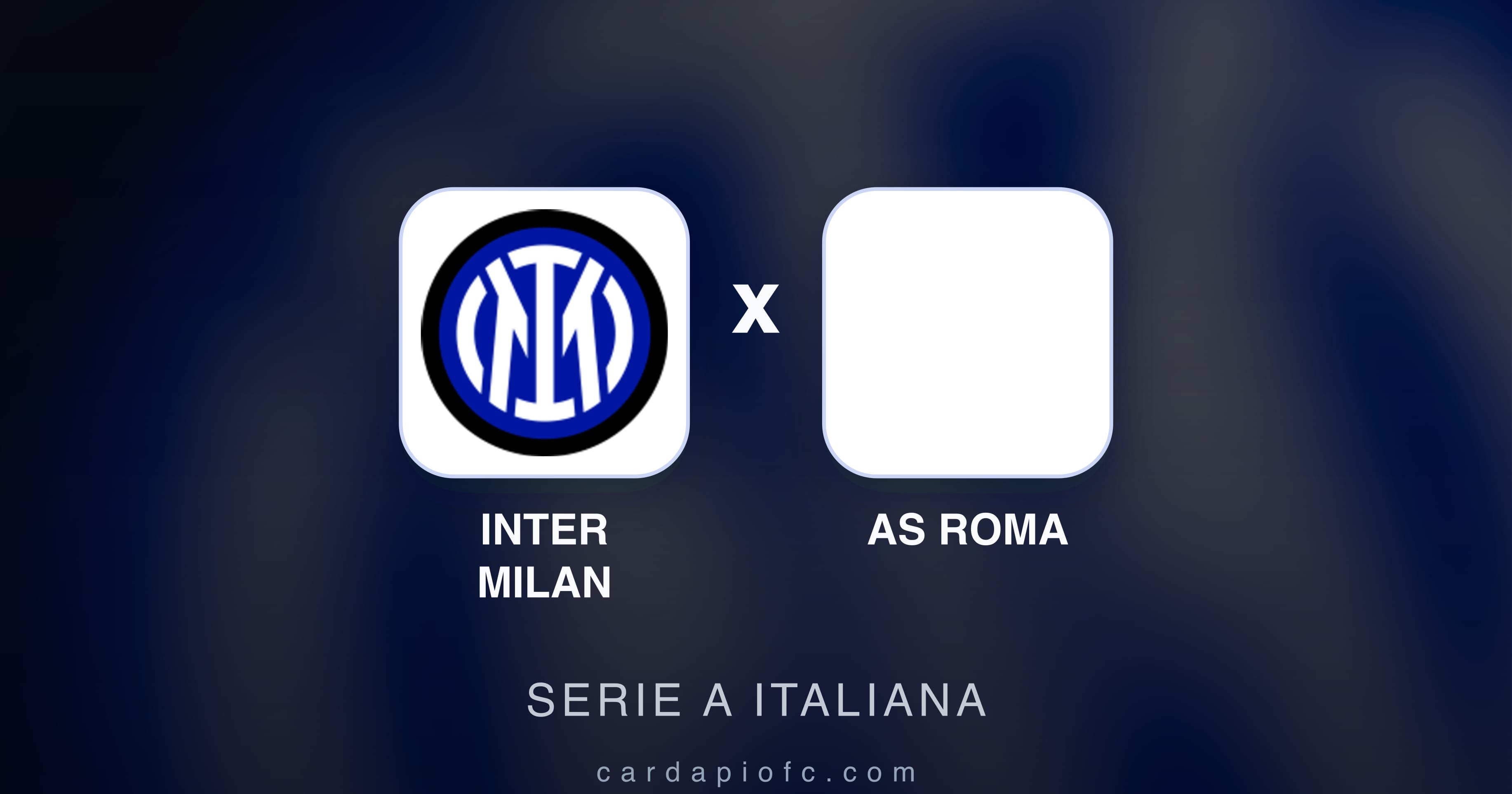 Imagen previa de Inter Milan vs AS Roma (Serie A Italiana)