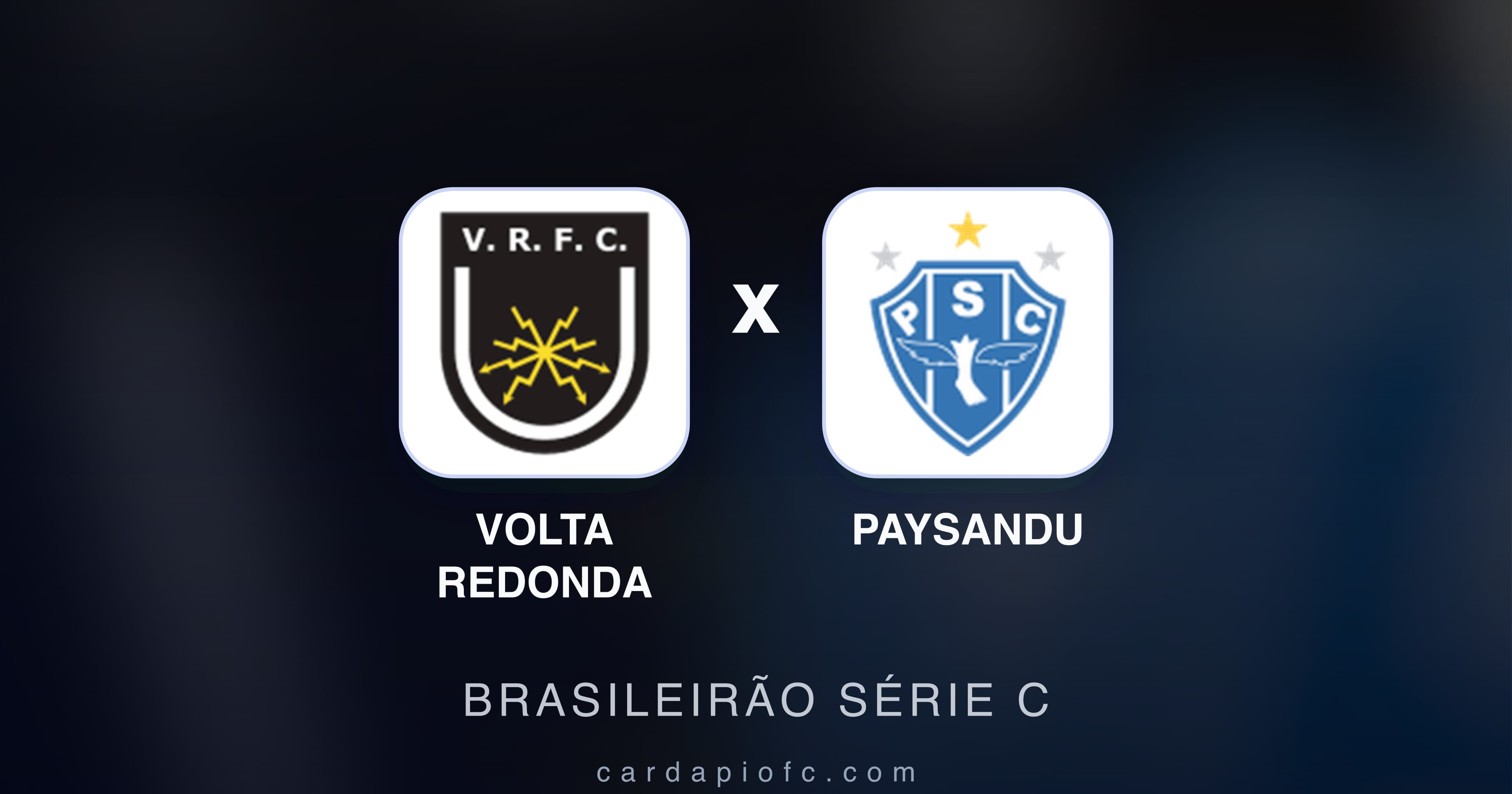 Imagen previa de Volta Redonda vs Paysandu (Brasileirão Série C)