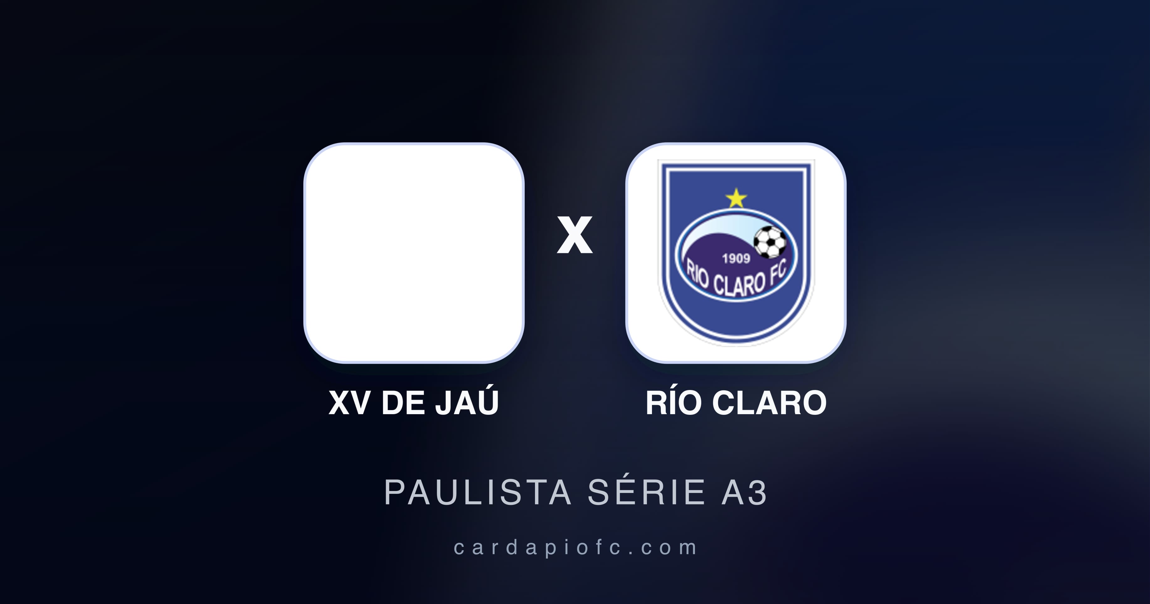 Imagen previa de XV de Jaú vs Río Claro (Paulista Série A3)