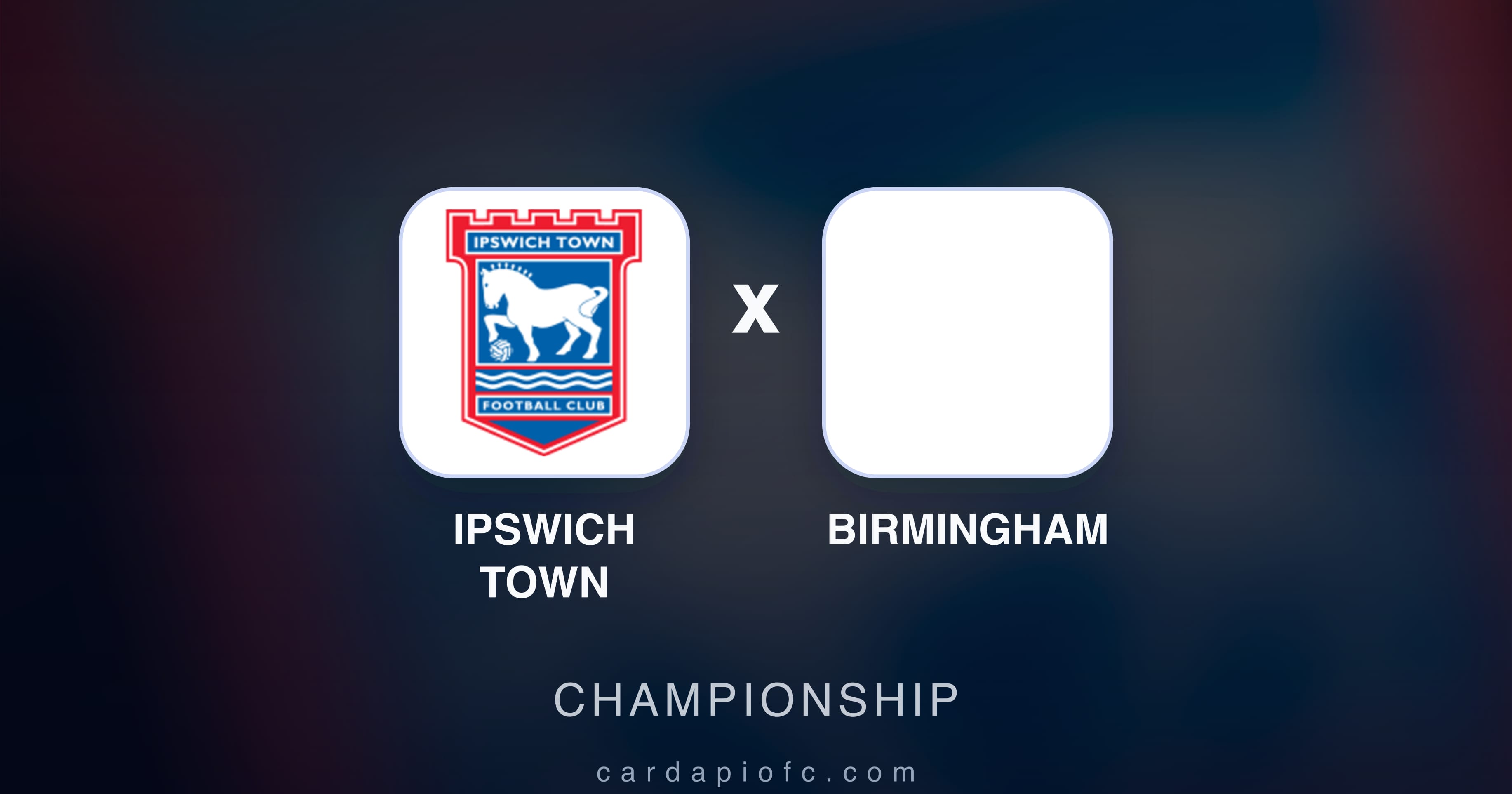 Imagen previa de Ipswich Town vs Birmingham (Championship)