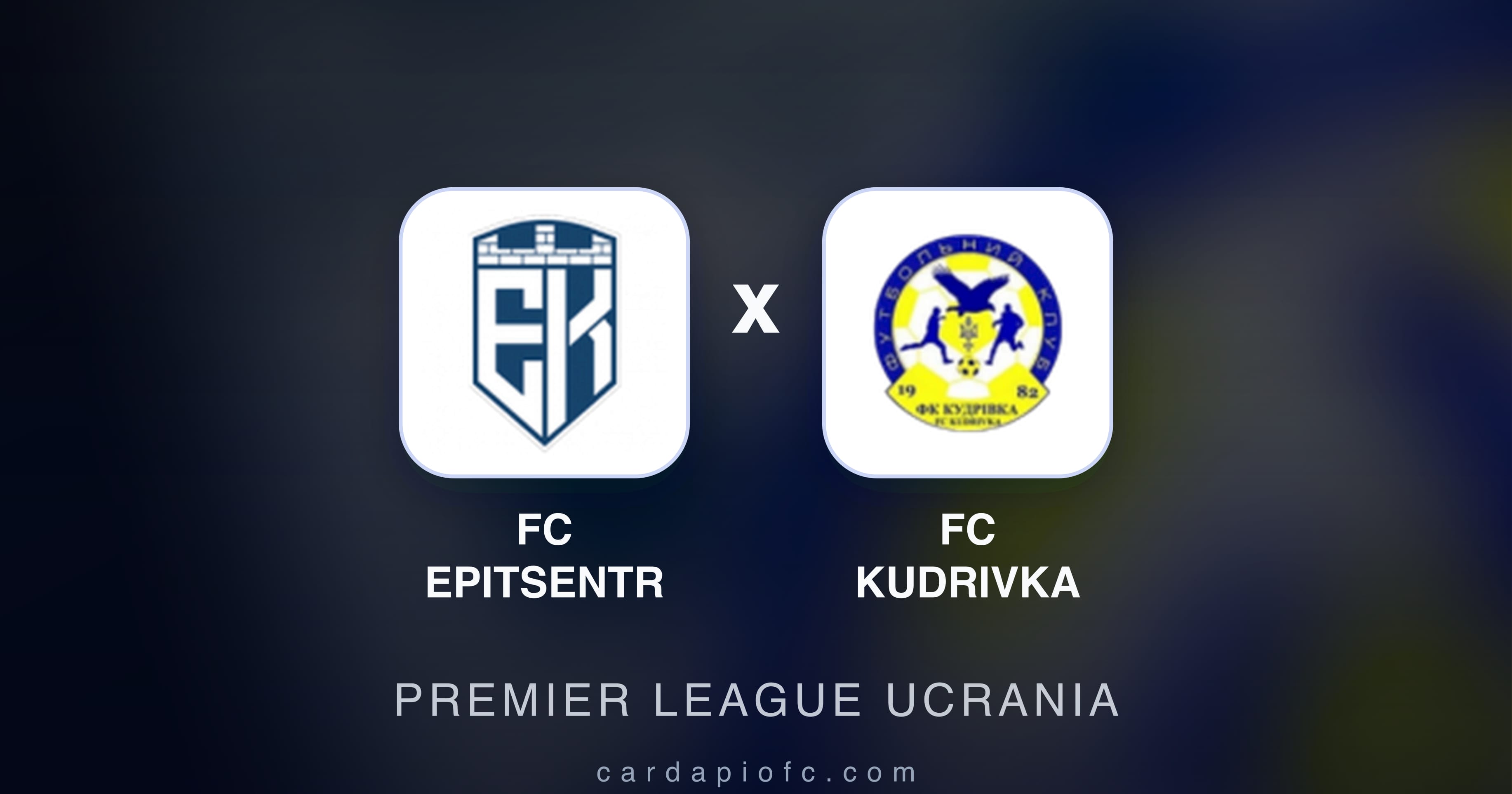 Imagen previa de FC Epitsentr vs FC Kudrivka (Premier League Ucrania)