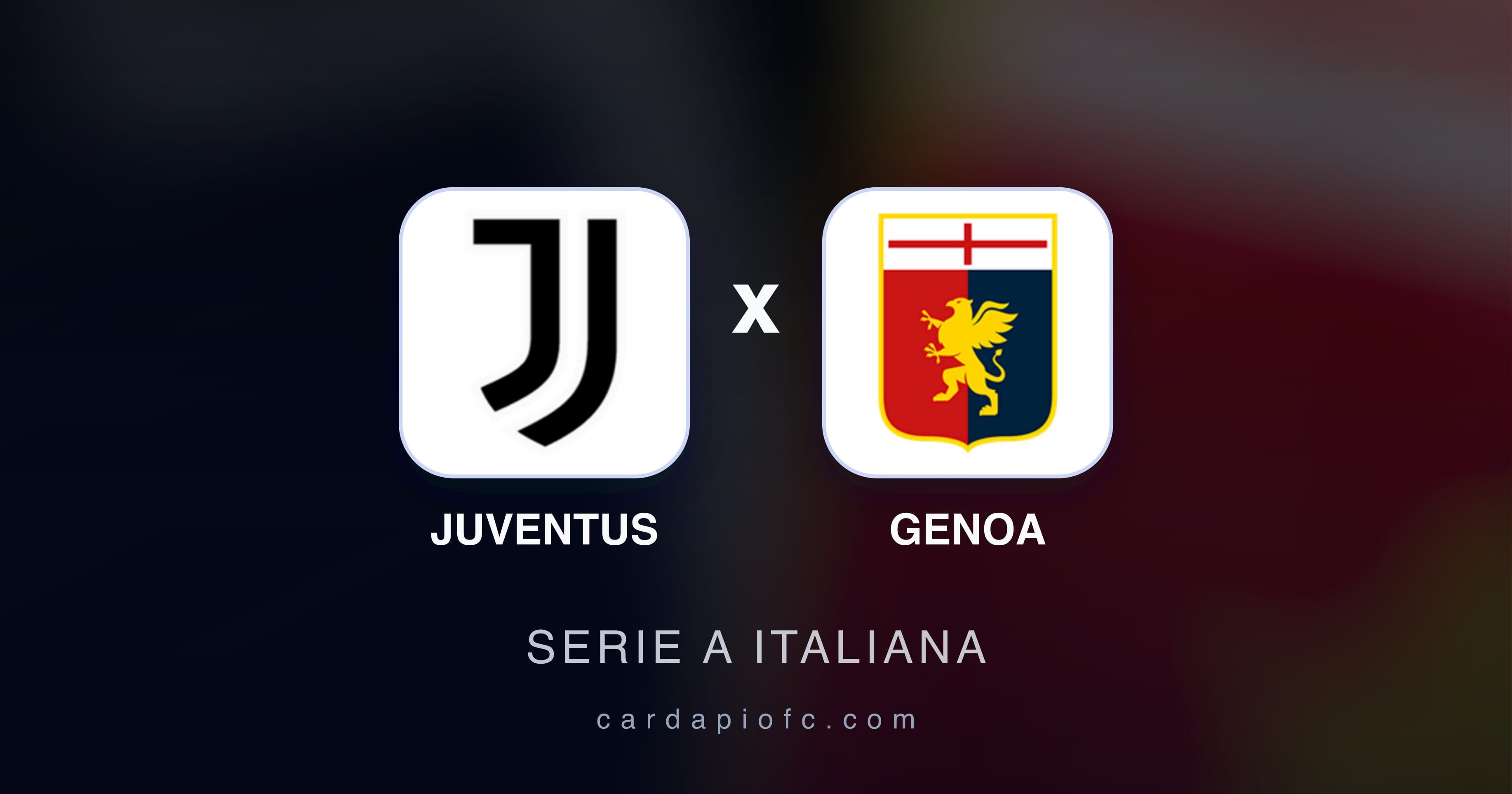 Imagen previa de Juventus vs Genoa (Serie A Italiana)