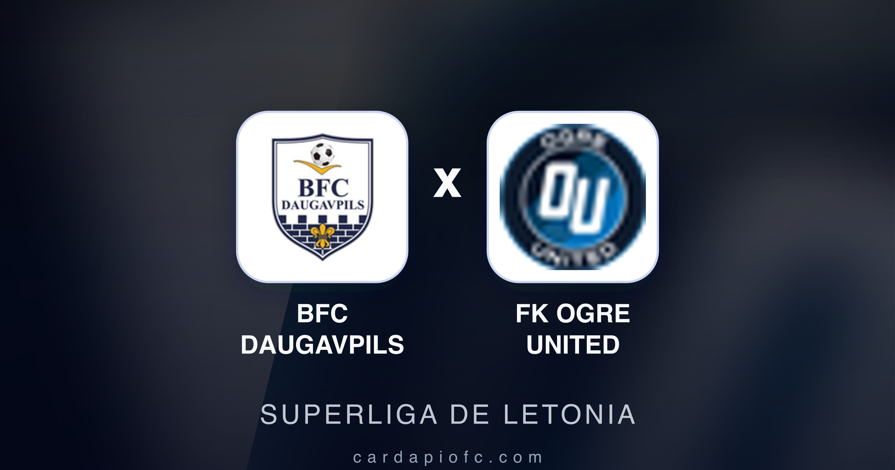 Imagen previa de BFC Daugavpils vs FK Ogre United (Superliga de Letonia)