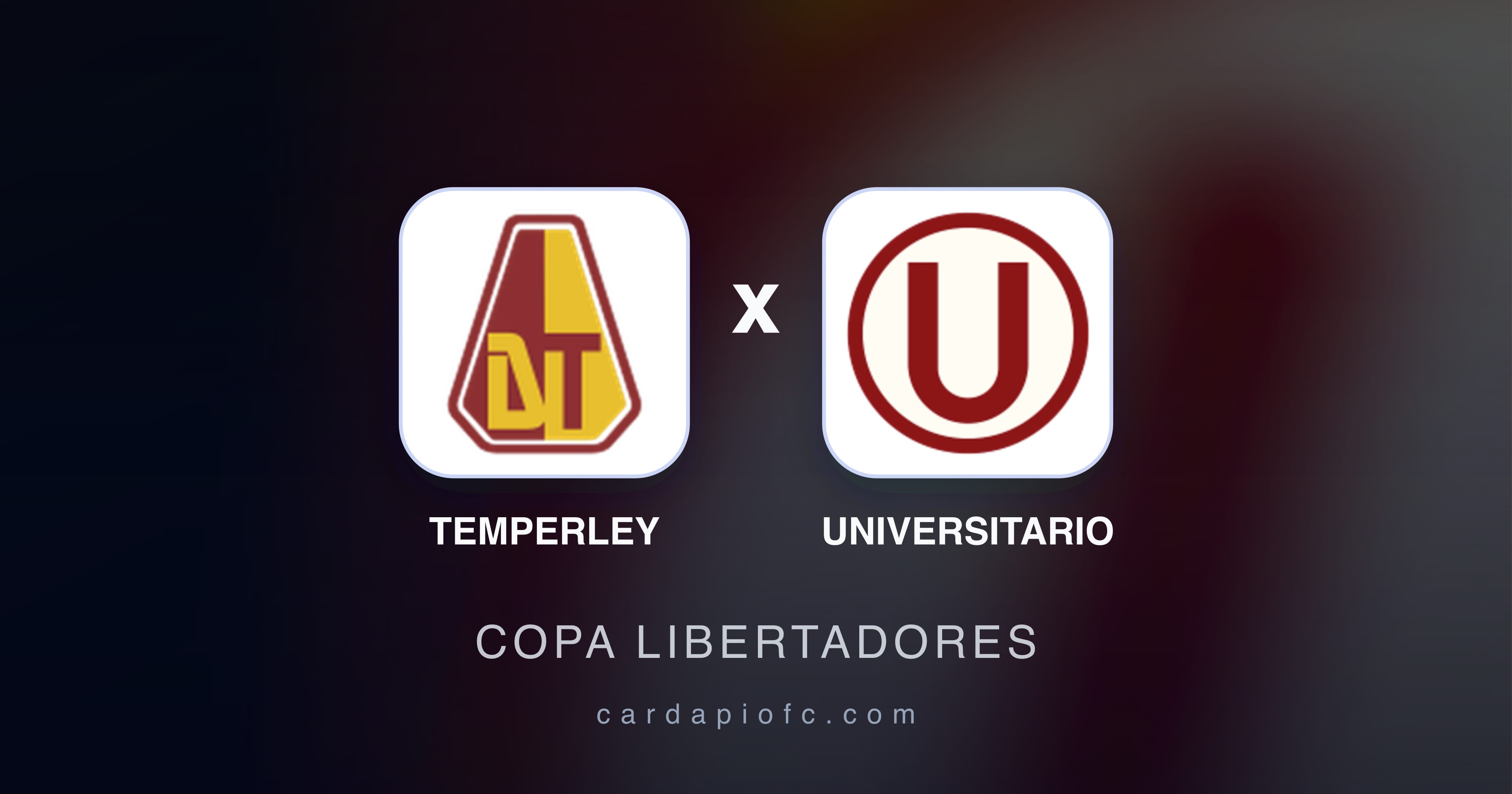 Imagen previa de Temperley vs Universitario (Copa Libertadores)