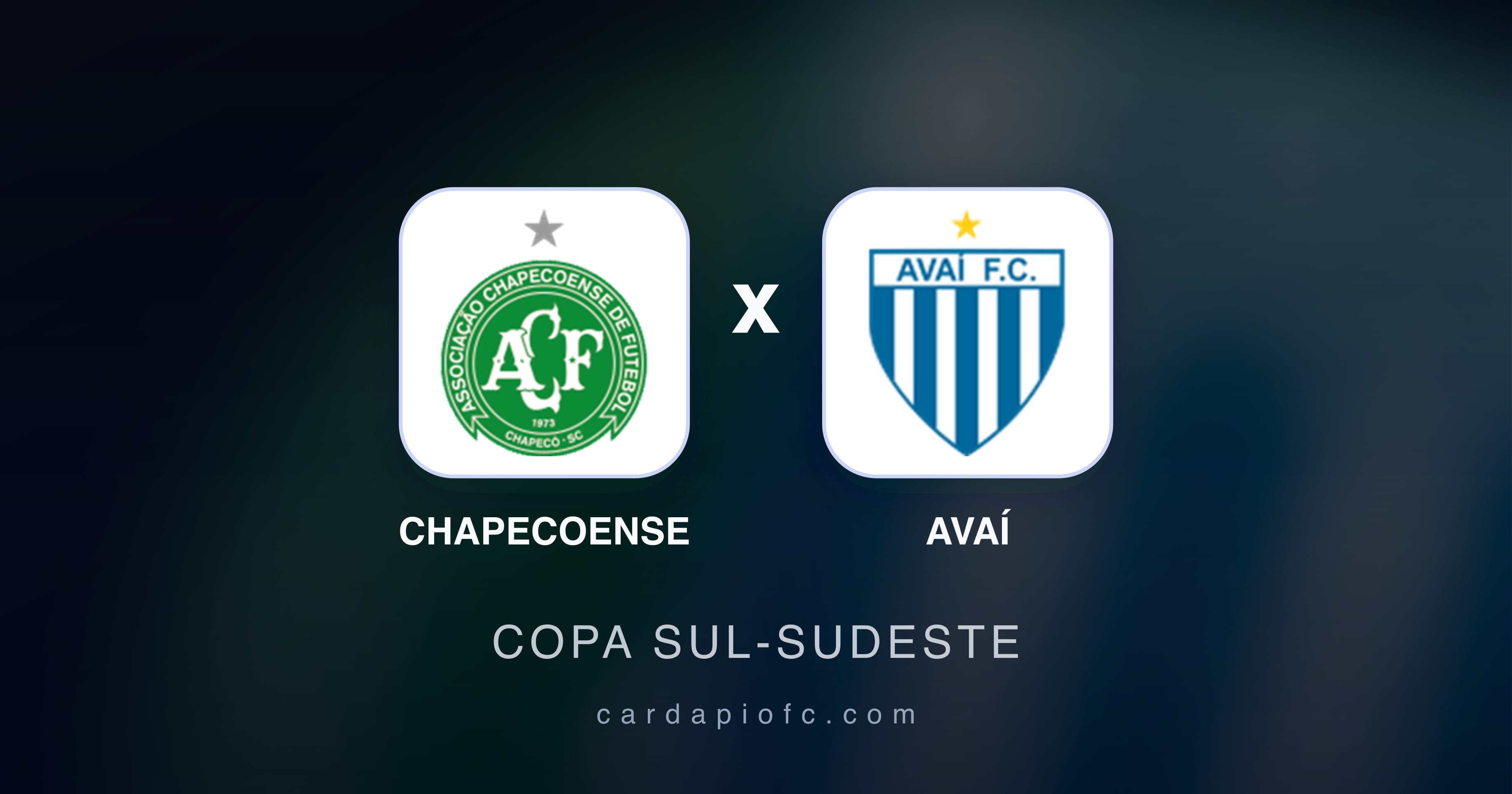 Imagen previa de Chapecoense vs Avaí (Copa Sul-Sudeste)