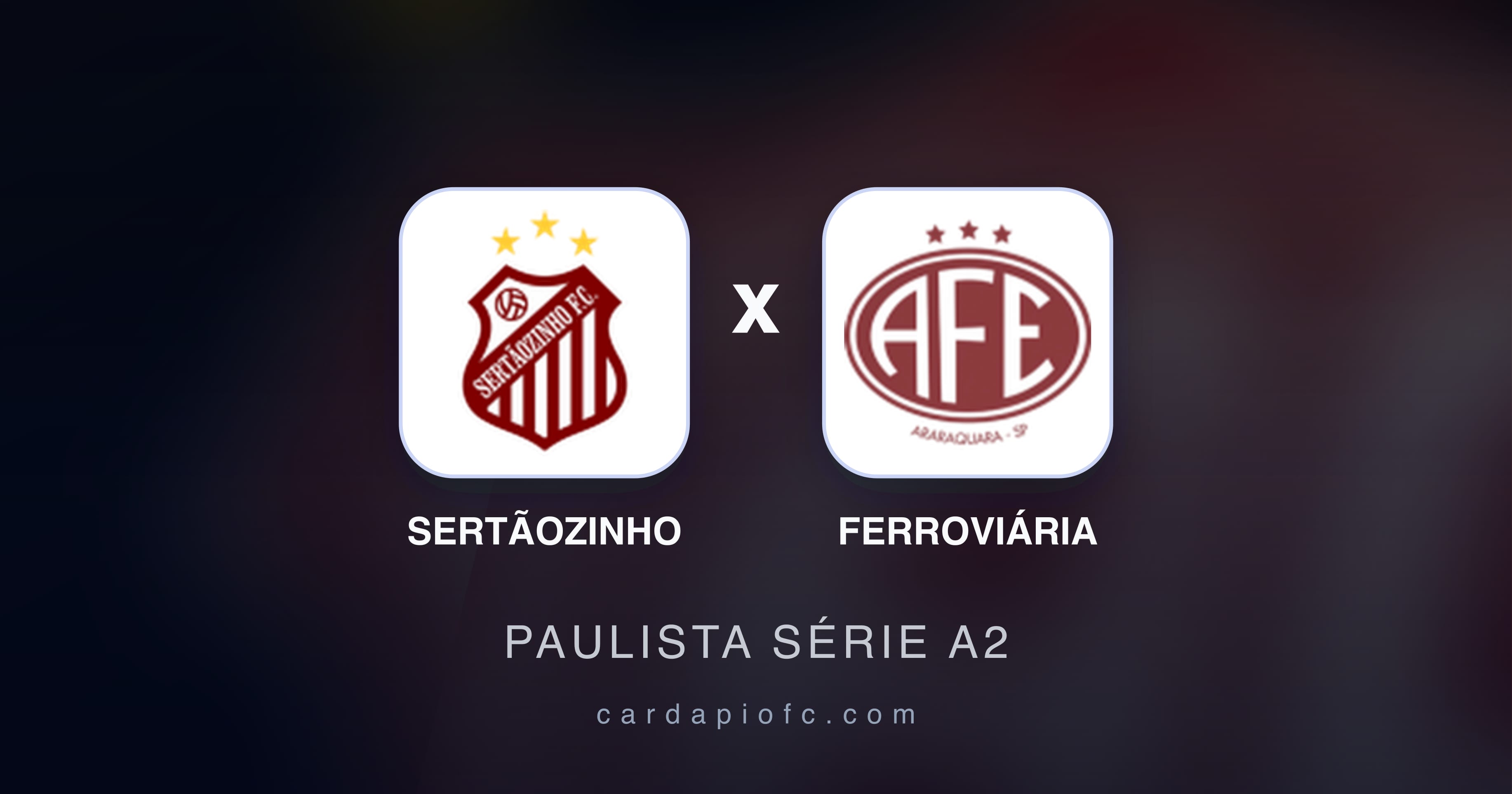 Imagen previa de Sertãozinho vs Ferroviária (Paulista Série A2)